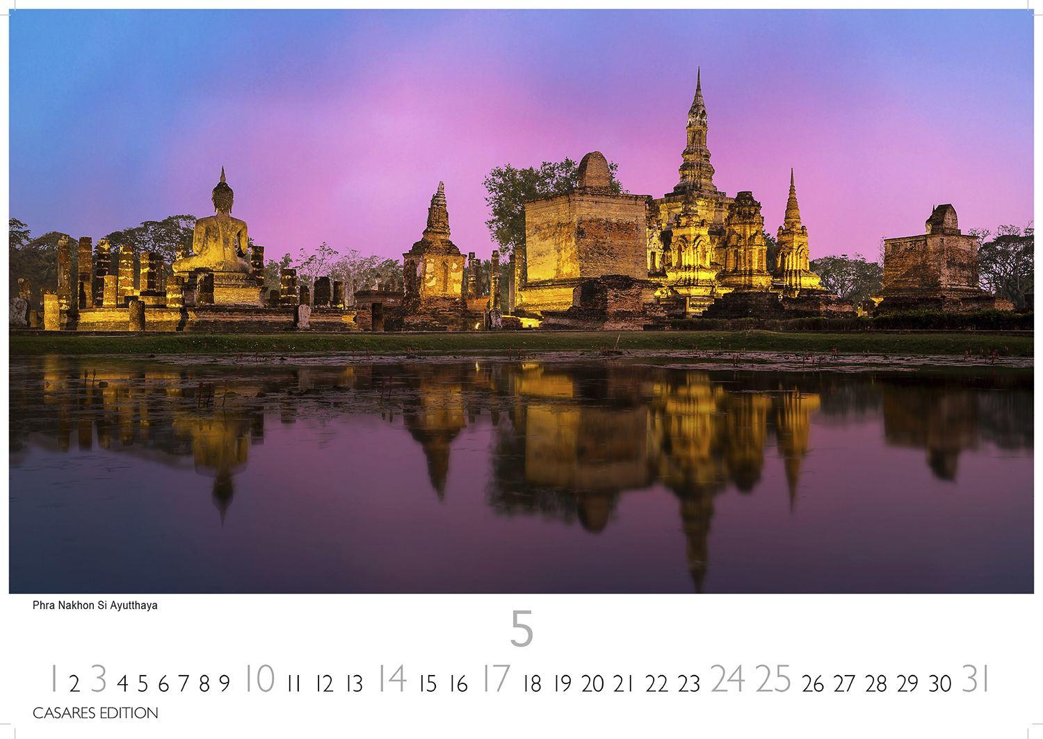Beispielinhalt (Bild) Thailand Kalender 2026 - Wandkalender | Fotokalender 24x35cm - Hochwertiger für 2026 - von der beeindruckenden Schönheit des Landes
