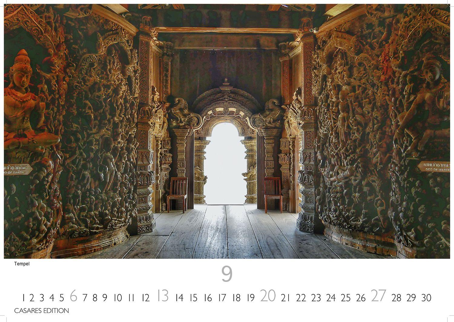 Beispielinhalt (Bild) Thailand Kalender 2026 - Wandkalender | Fotokalender 24x35cm - Hochwertiger für 2026 - von der beeindruckenden Schönheit des Landes