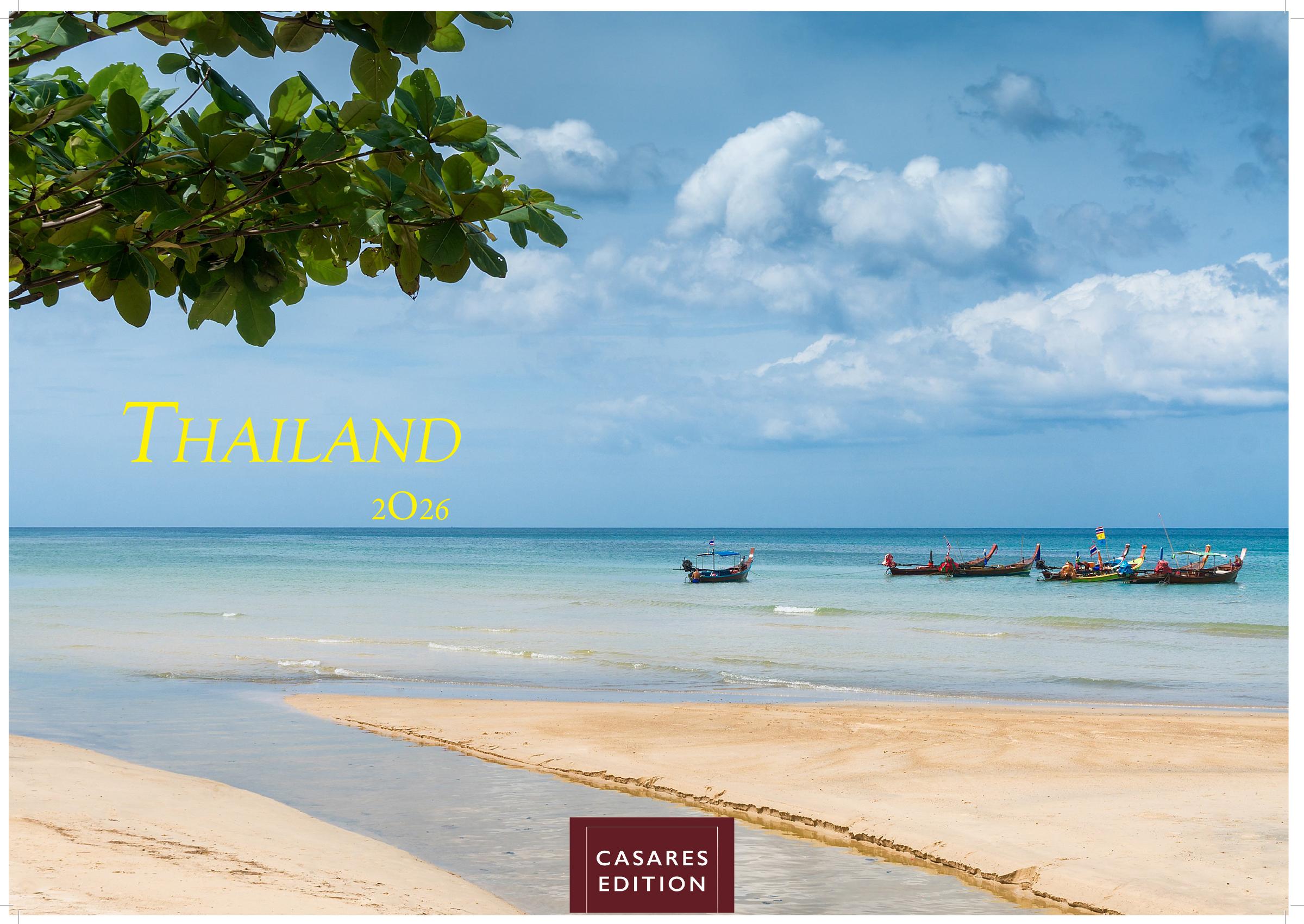 Vorderes Coverbild Thailand Kalender 2026 - Wandkalender | Fotokalender 24x35cm - Hochwertiger für 2026 - von der beeindruckenden Schönheit des Landes