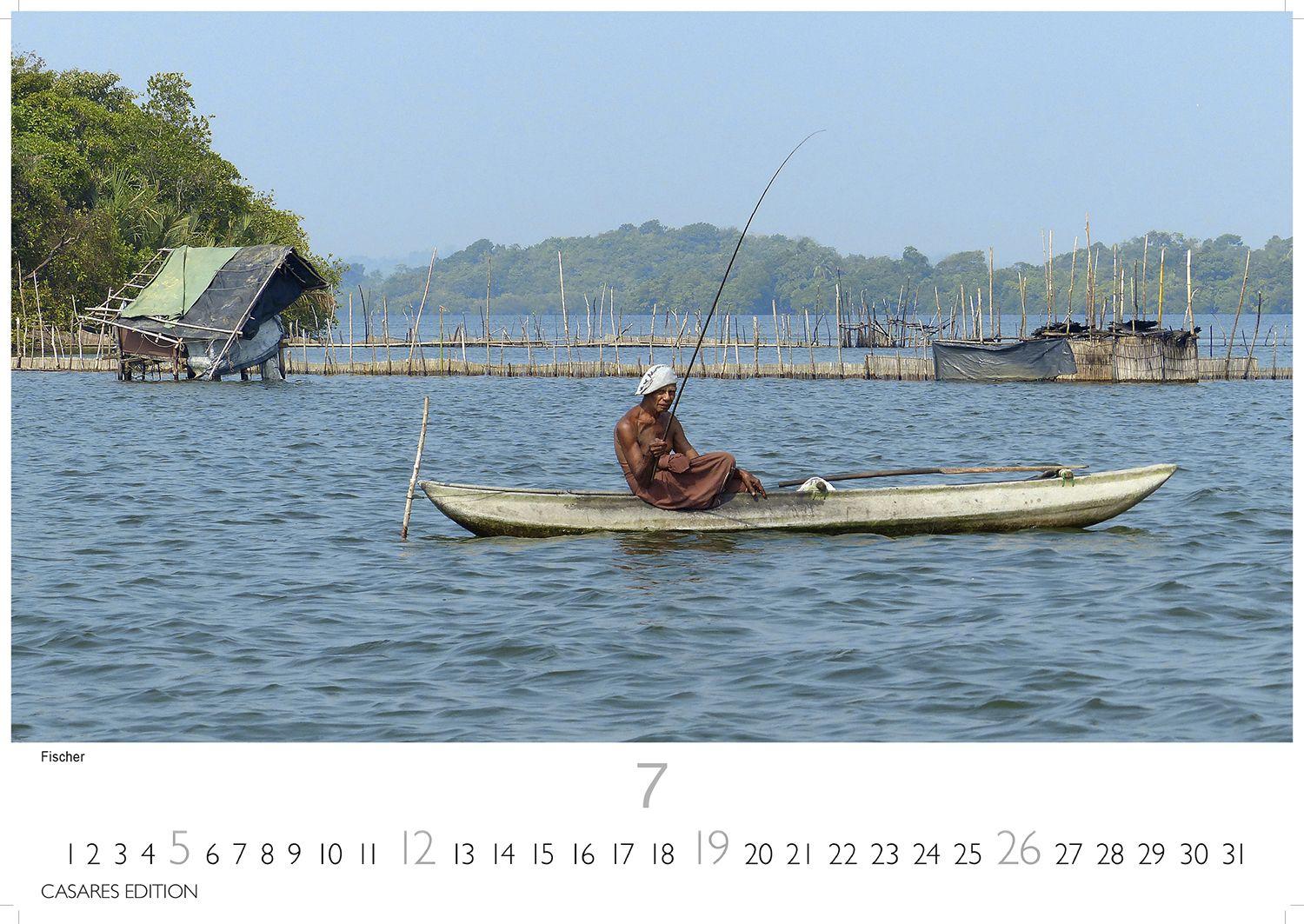 Beispielinhalt (Bild) Sri Lanka Kalender 2026 - Wandkalender | Fotokalender Asien 24x35cm - Hochwertiger für 2026 - mit atemberaubenden Fotos von Sri Lanka