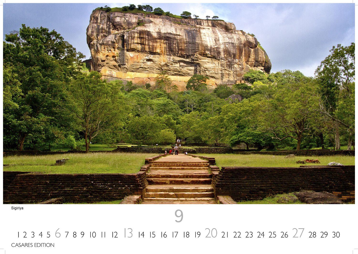 Beispielinhalt (Bild) Sri Lanka Kalender 2026 - Wandkalender | Fotokalender Asien 24x35cm - Hochwertiger für 2026 - mit atemberaubenden Fotos von Sri Lanka