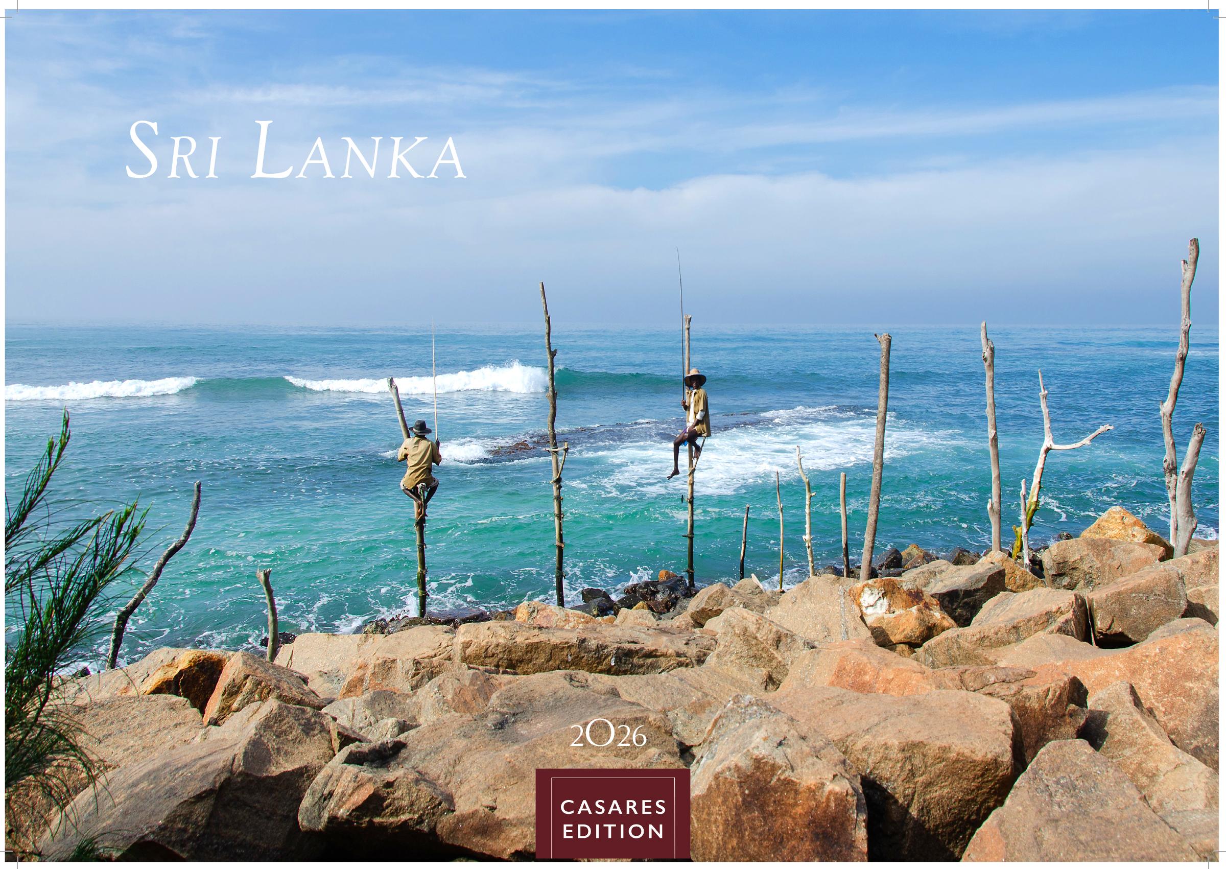 Vorderes Coverbild Sri Lanka Kalender 2026 - Wandkalender | Fotokalender Asien 24x35cm - Hochwertiger für 2026 - mit atemberaubenden Fotos von Sri Lanka