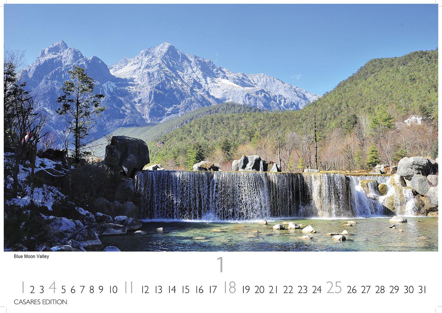 Beispielinhalt (Bild) China Kalender 2026 - Wandkalender | Fotokalender Asien 35x50cm Grosses Format - Wundervolle Landschaften | Tradition und Moderne in 12 faszinierenden Fotos