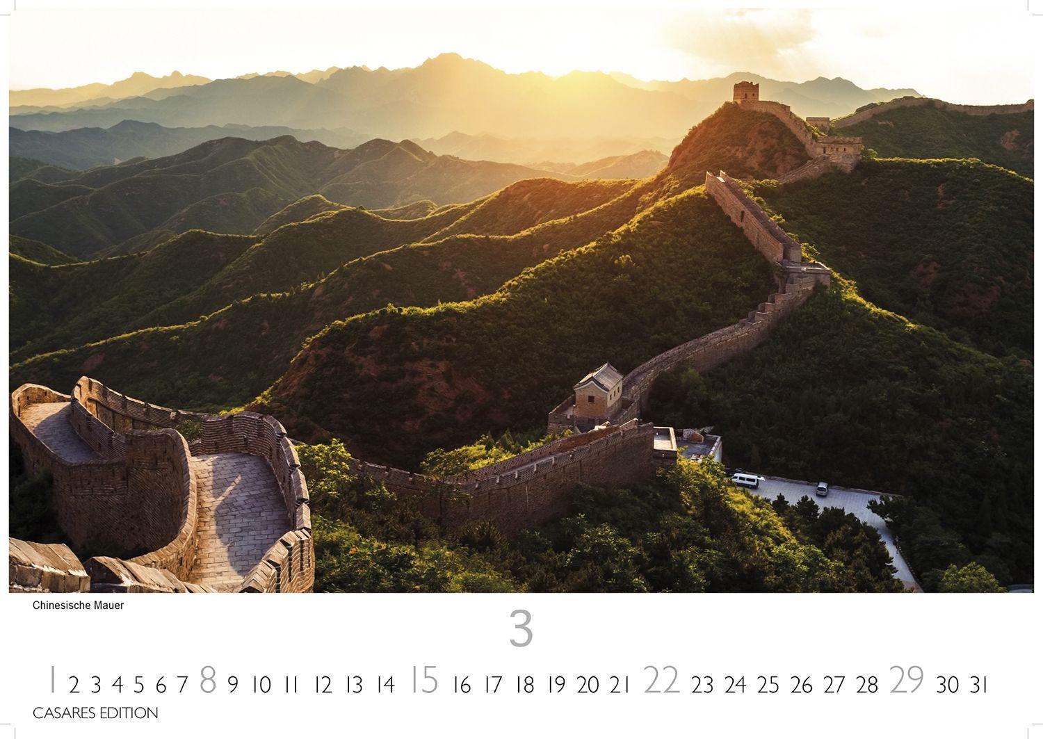 Beispielinhalt (Bild) China Kalender 2026 - Wandkalender | Fotokalender Asien 35x50cm Grosses Format - Wundervolle Landschaften | Tradition und Moderne in 12 faszinierenden Fotos