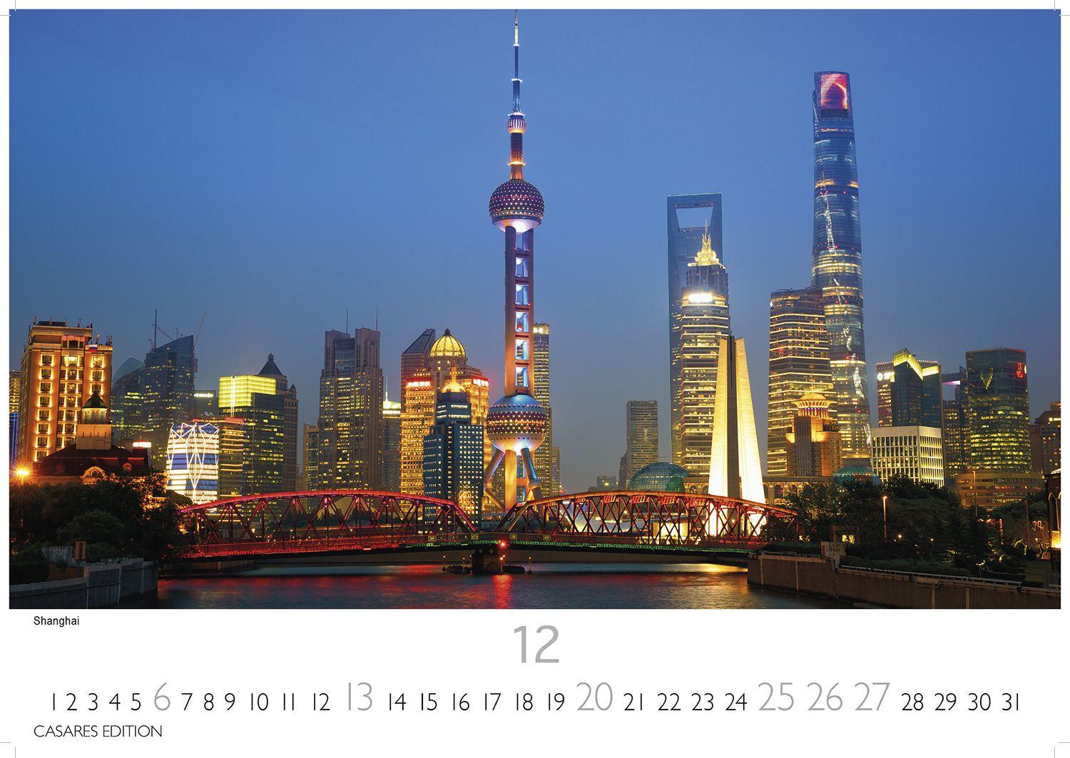 Beispielinhalt (Bild) China Kalender 2026 - Wandkalender | Fotokalender Asien 35x50cm Grosses Format - Wundervolle Landschaften | Tradition und Moderne in 12 faszinierenden Fotos