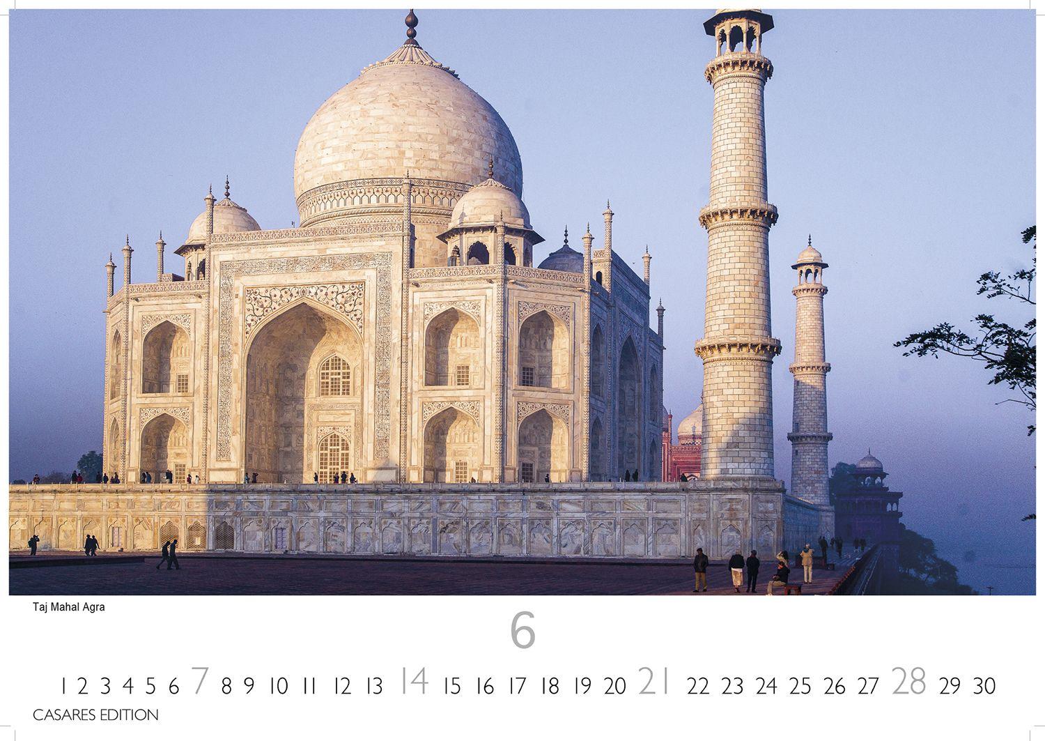 Beispielinhalt (Bild) Indien Kalender 2026 - Wandkalender | Fotokalender Asien 24x35cm - Entdecken Sie die vielfältige Kultur Indiens in 12 faszinierenden Fotos
