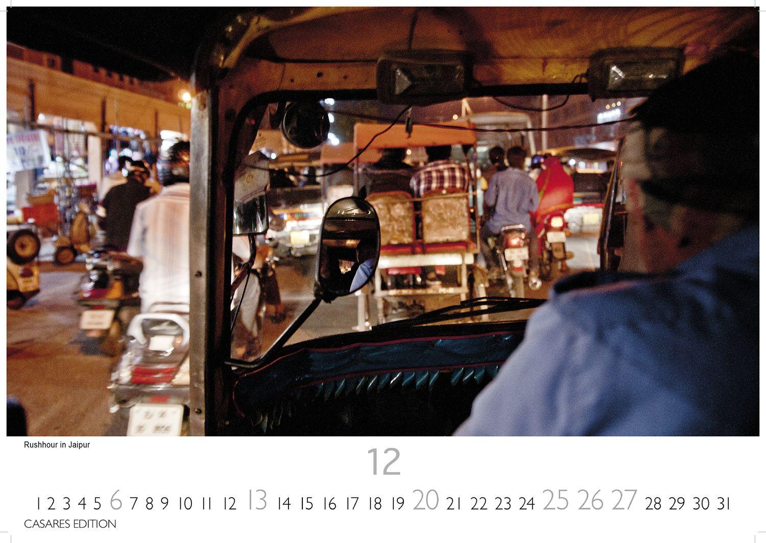 Beispielinhalt (Bild) Indien Kalender 2026 - Wandkalender | Fotokalender Asien 35x50cm Grosses Format - Entdecken Sie die vielfältige Kultur Indiens in 12 faszinierenden Fotos