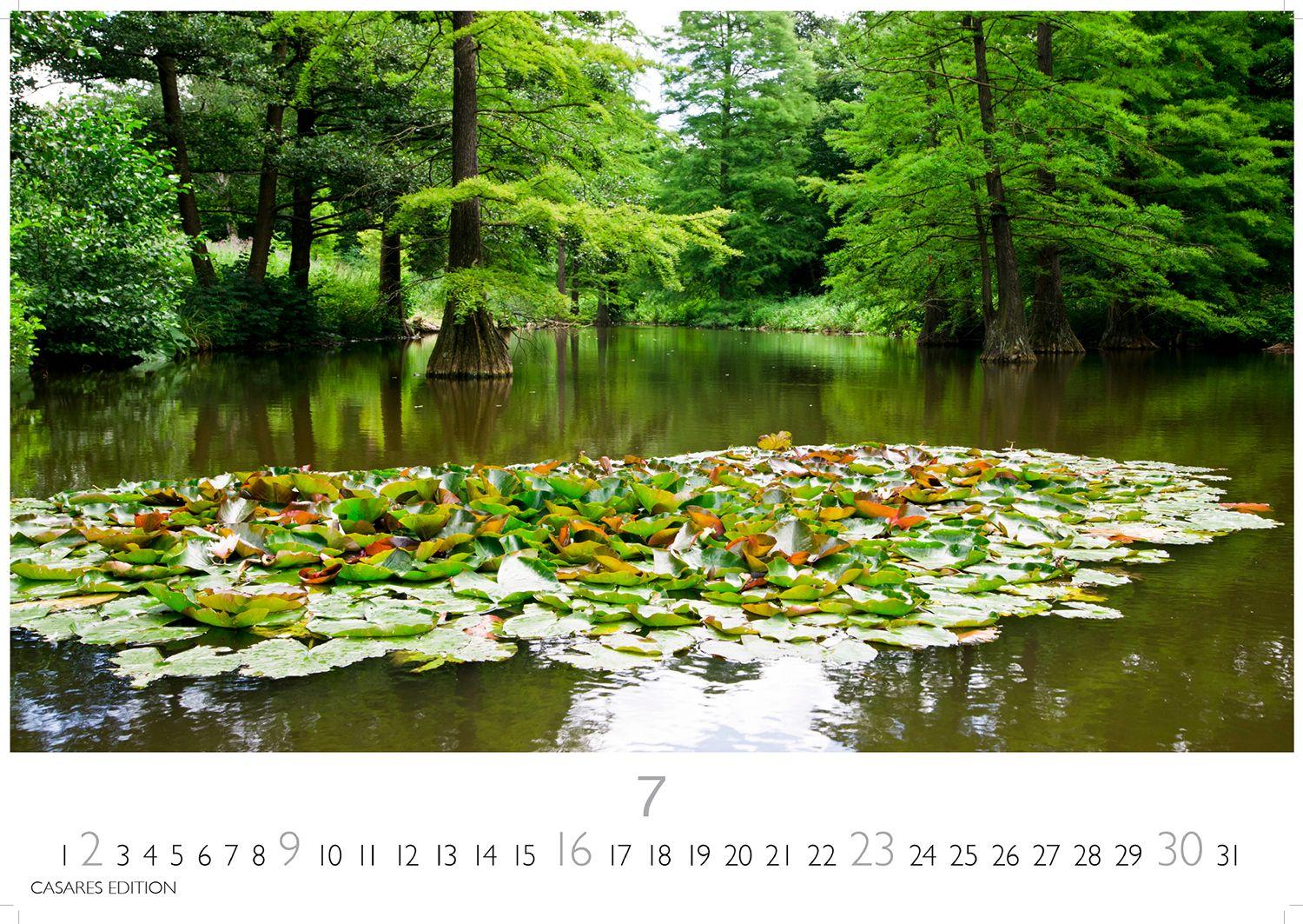 Beispielinhalt (Bild) Japanische Gärten Kalender 2026 - Wandkalender | Fotokalender Asien 35x50cm Grosses Format - Fotografien authentischer japanischer Gärten, perfekt für Natur- und Gartenliebhaber