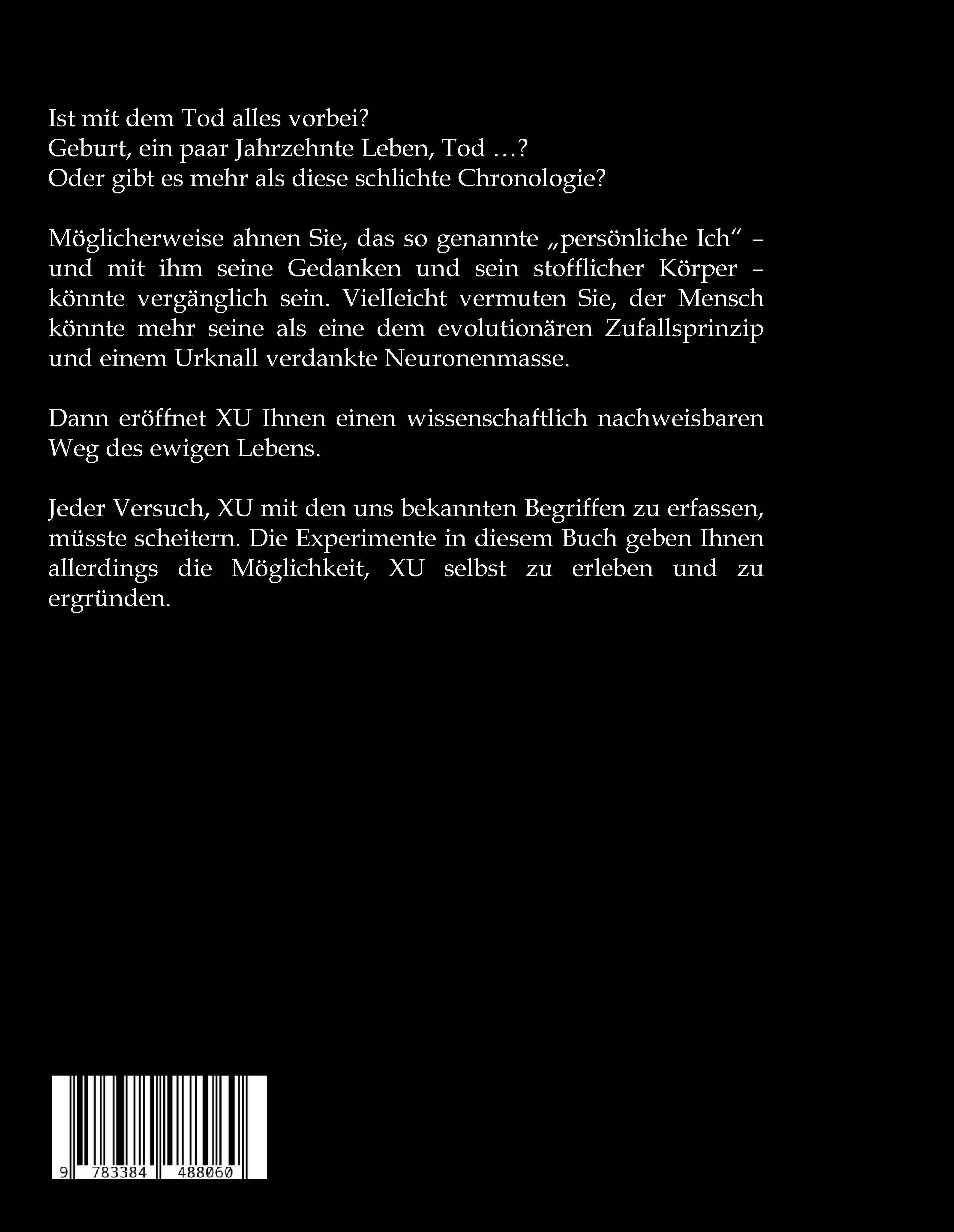 Rückseitencover XU - Ewiges Leben