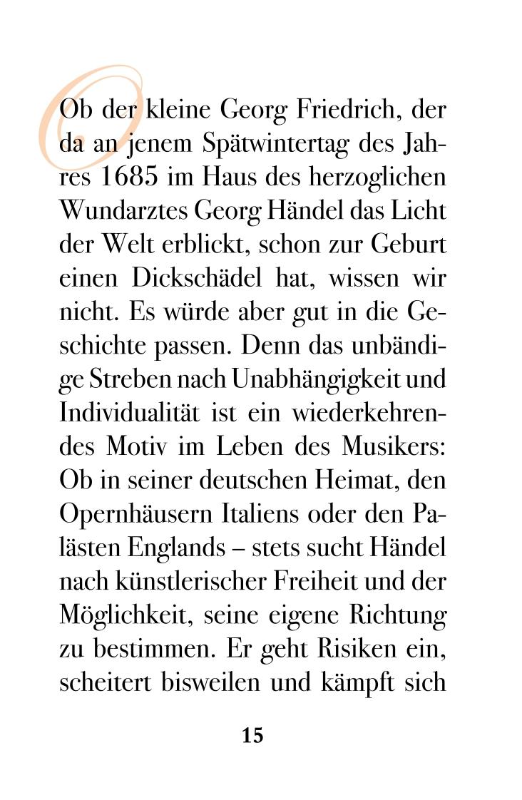 Beispielinhalt (Bild) Georg Friedrich Händel