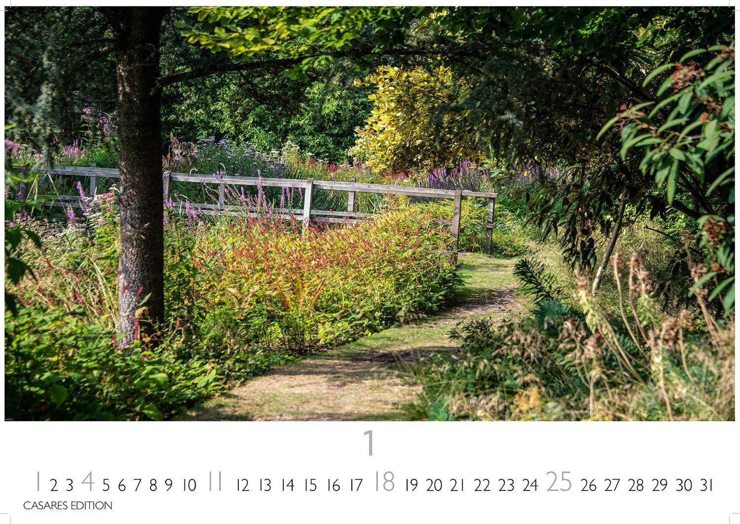 Beispielinhalt (Bild) Englische Gärten Kalender 2026 - Wandkalender | Fotokalender Naturkalender England 24x35cm - Naturfotos - Inspiration für Gartenliebhaber - Perfekt für Naturerlebnis & botanische Schönheit