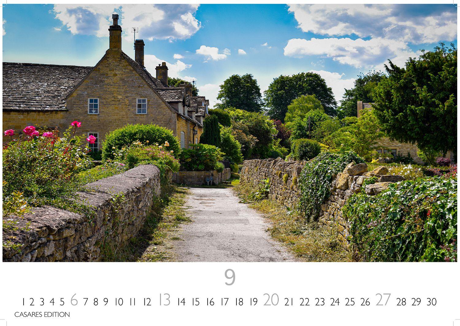 Beispielinhalt (Bild) Englische Gärten Kalender 2026 - Wandkalender | Fotokalender Naturkalender England 24x35cm - Naturfotos - Inspiration für Gartenliebhaber - Perfekt für Naturerlebnis & botanische Schönheit