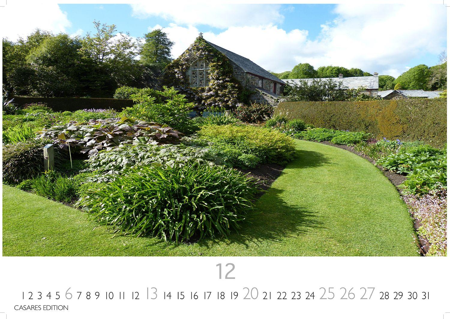 Beispielinhalt (Bild) Englische Gärten Kalender 2026 - Wandkalender | Fotokalender Naturkalender England 24x35cm - Naturfotos - Inspiration für Gartenliebhaber - Perfekt für Naturerlebnis & botanische Schönheit