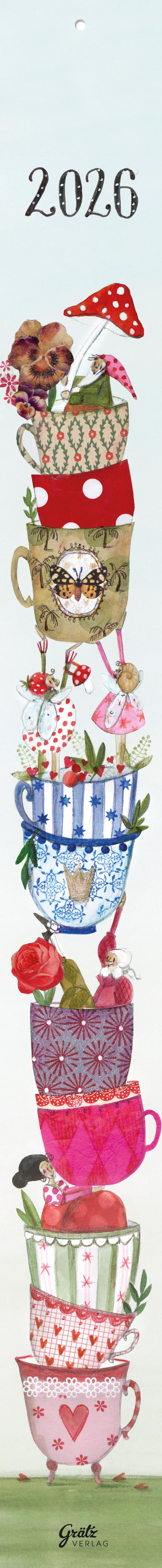 Vorderes Coverbild Streifenkalender Tassen 2026