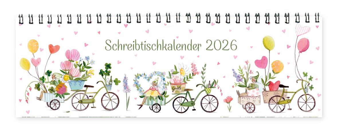 Vorderes Coverbild Tischkalender Auf ins Glück 2026