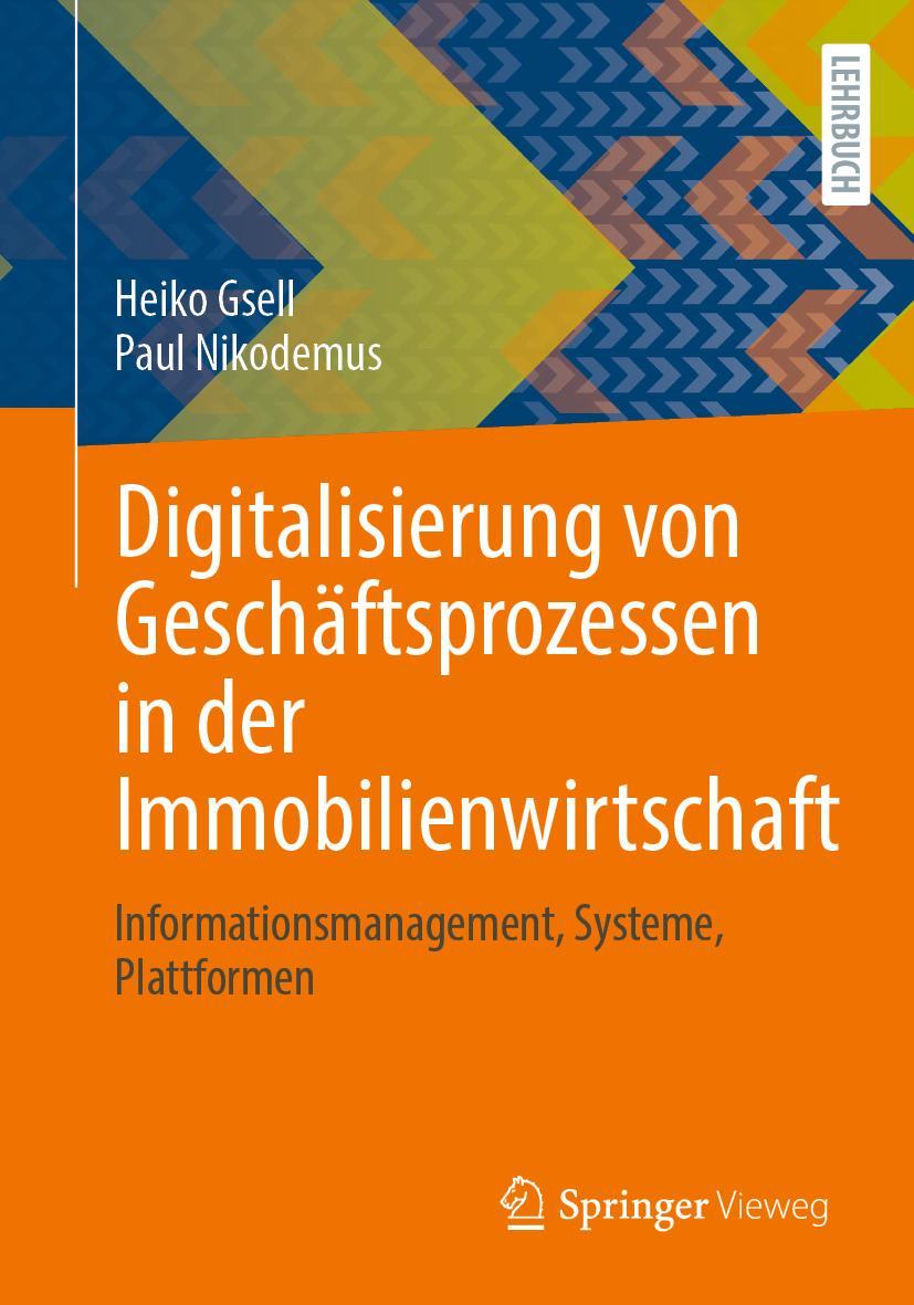 Vorderes Coverbild Digitalisierung von Geschäftsprozessen in der Immobilienwirtschaft