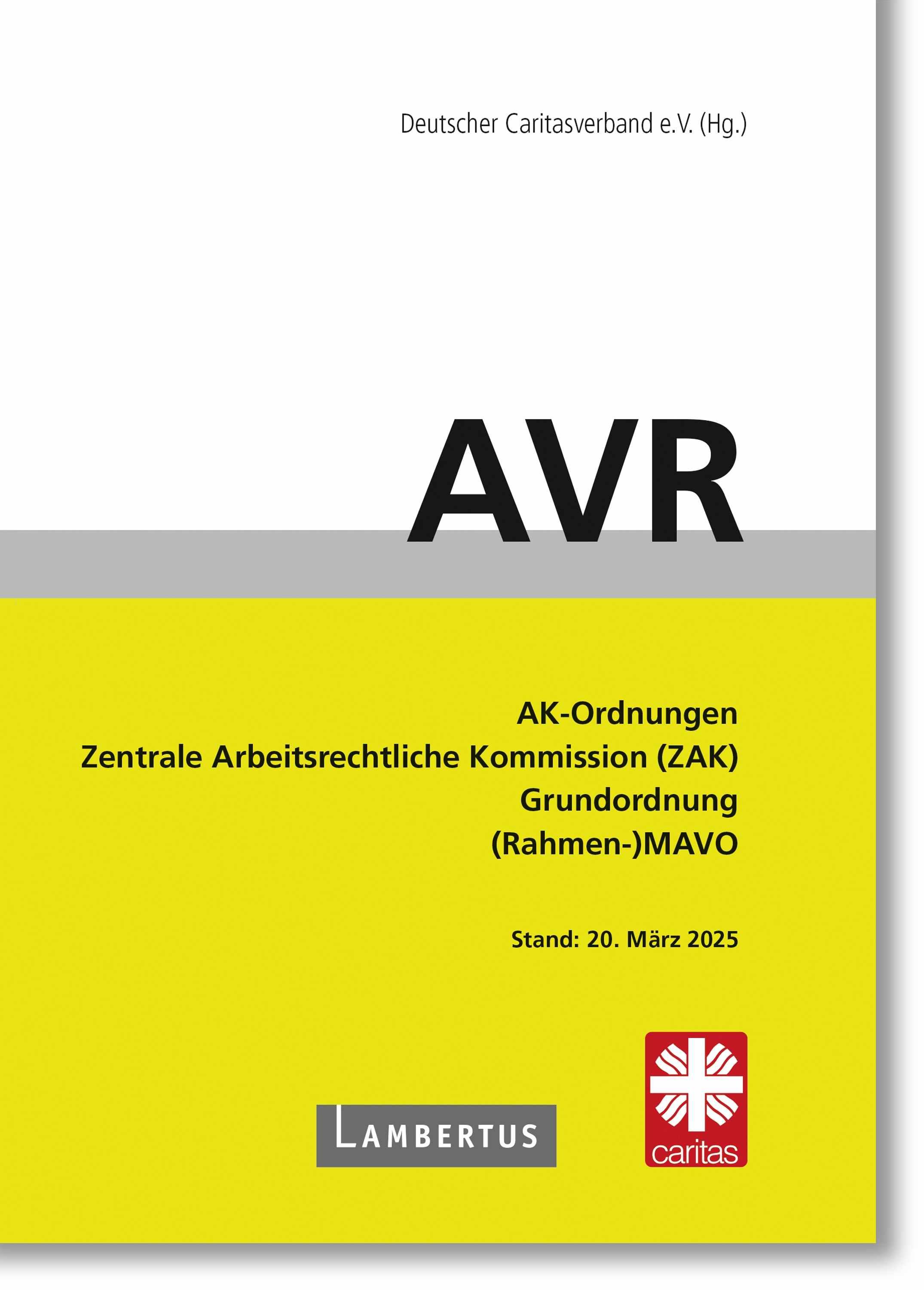 Vorderes Coverbild AVR Buchausgabe 2025
