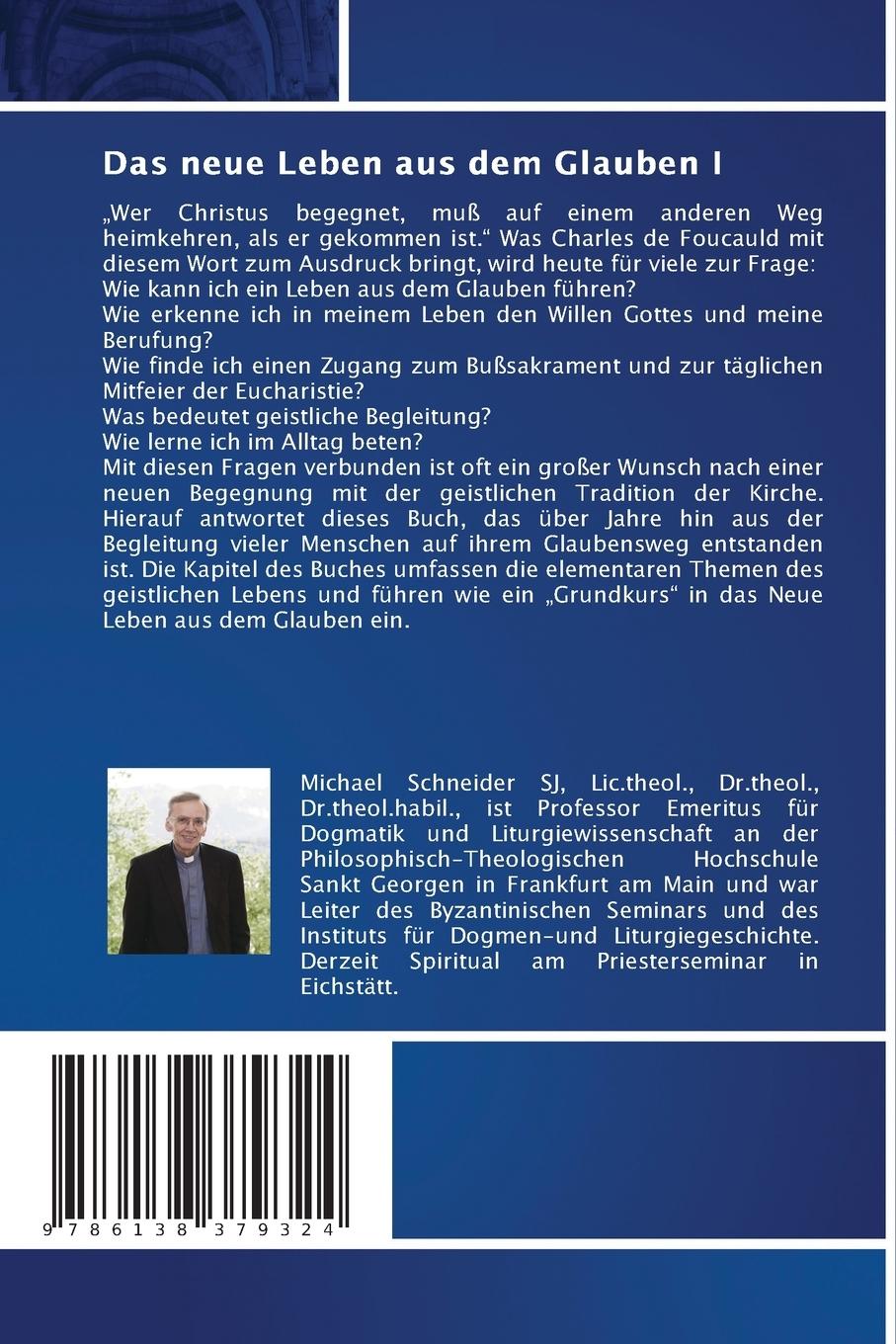 Rückseitencover Das neue Leben aus dem Glauben I