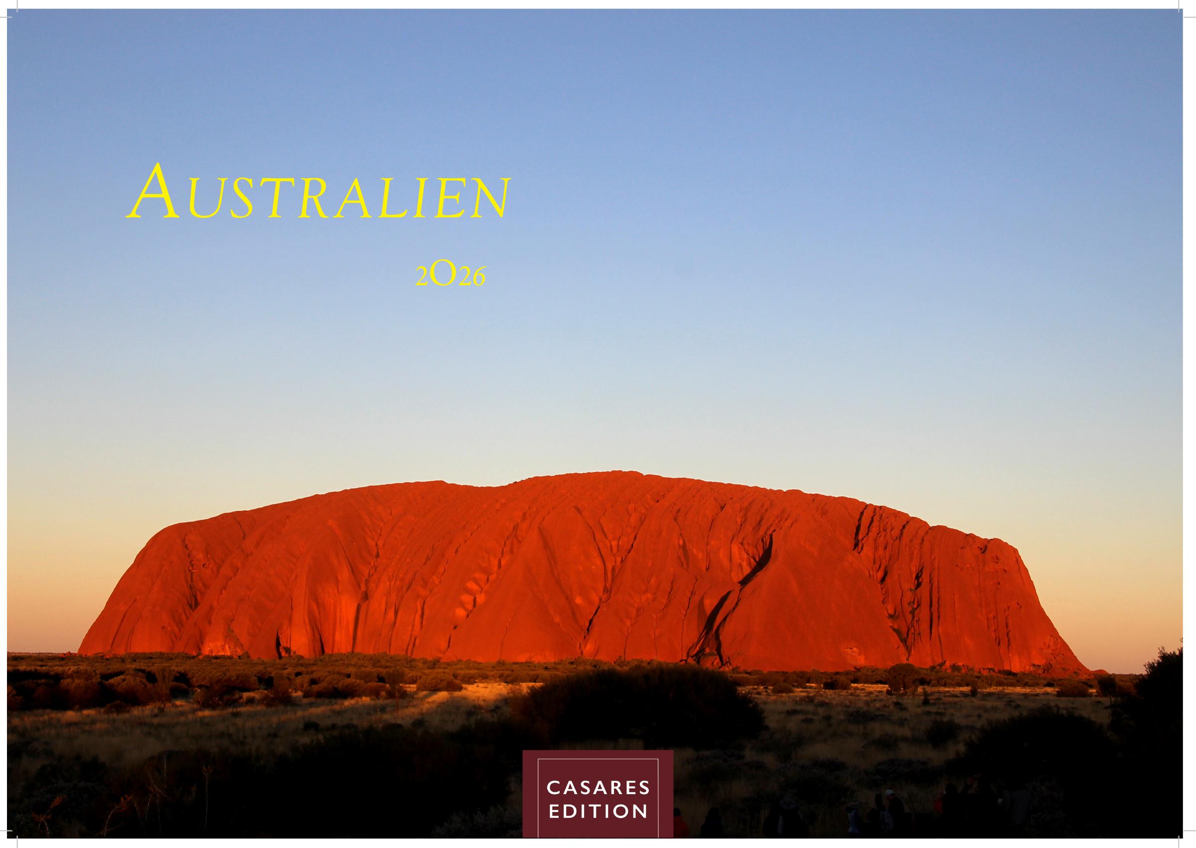 Vorderes Coverbild Australien Kalender 2026 - Wandkalender | Fotokalender Ozeanien 35x50cm - Bildkalender mit faszinierenden Naturaufnahmen, ideal für Fans, Träumer & Reisefreunde