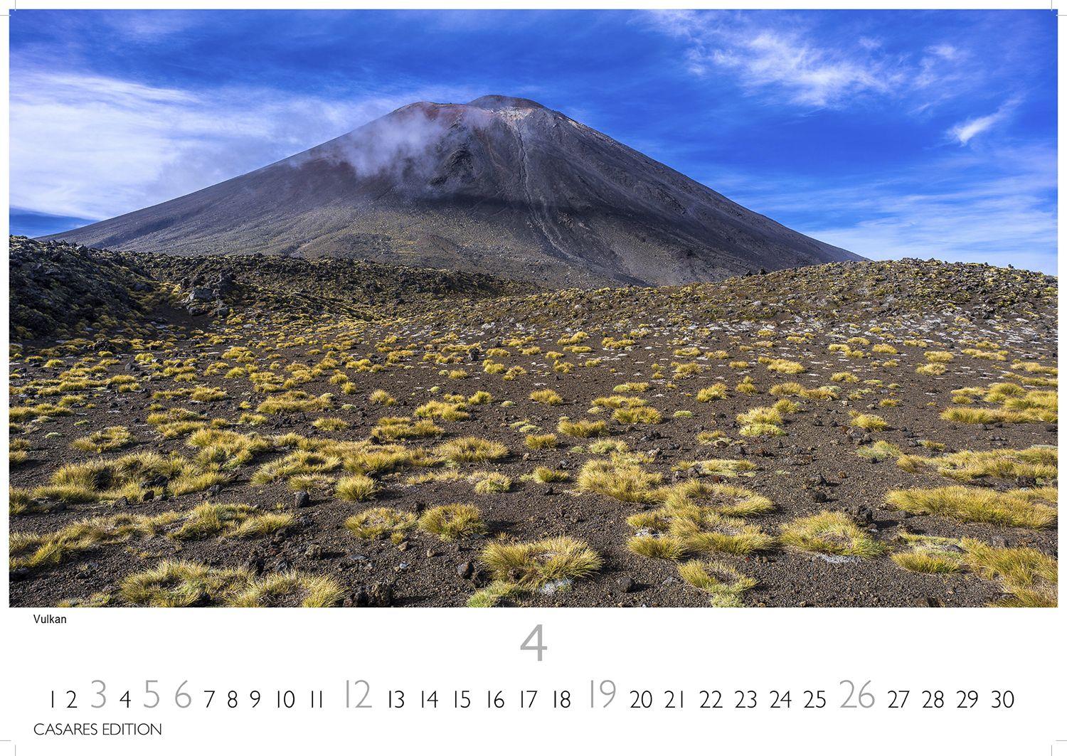Beispielinhalt (Bild) Neuseeland Kalender 2026 - Wandkalender | Fotokalender Ozeanien 24x35cm - Beeindruckende Landschaften und Naturmotive aus Aotearoa für Wanddeko & Geschenkideen
