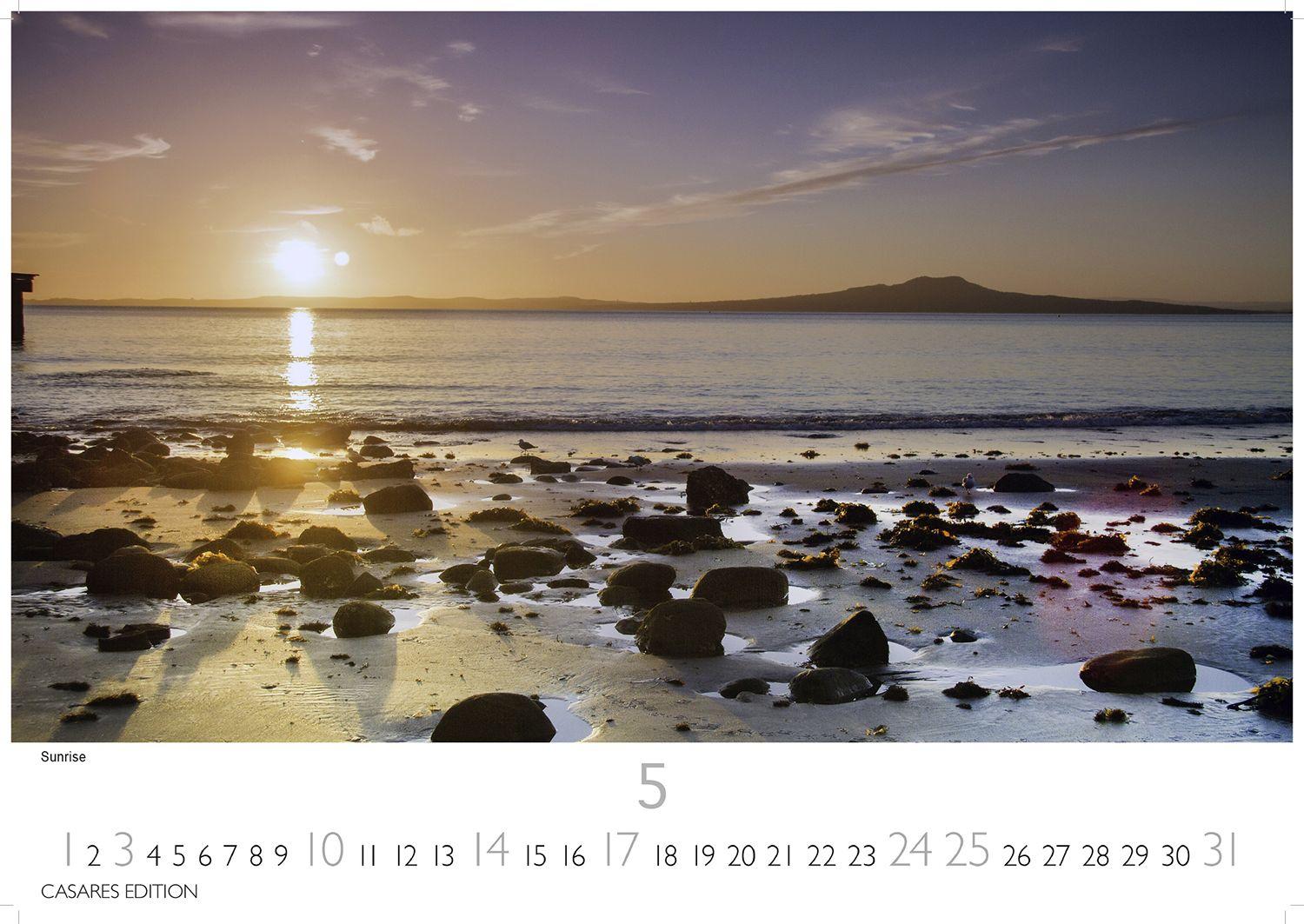 Beispielinhalt (Bild) Neuseeland Kalender 2026 - Wandkalender | Fotokalender Ozeanien 24x35cm - Beeindruckende Landschaften und Naturmotive aus Aotearoa für Wanddeko & Geschenkideen