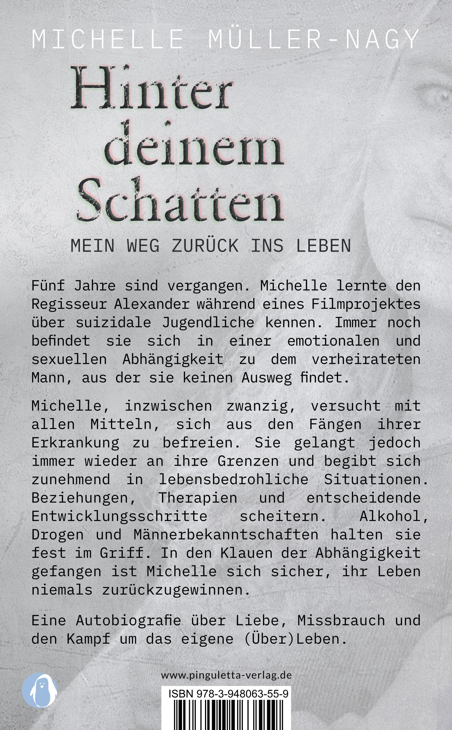 Rückseitencover Hinter deinem Schatten