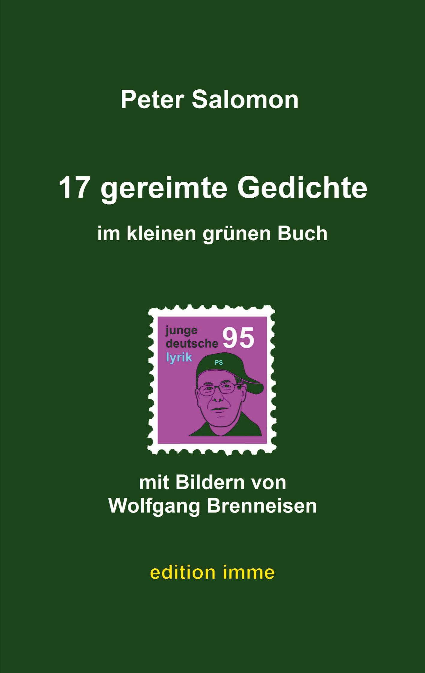 Vorderes Coverbild 17 gereimte Gedichte im kleinen grünen Buch