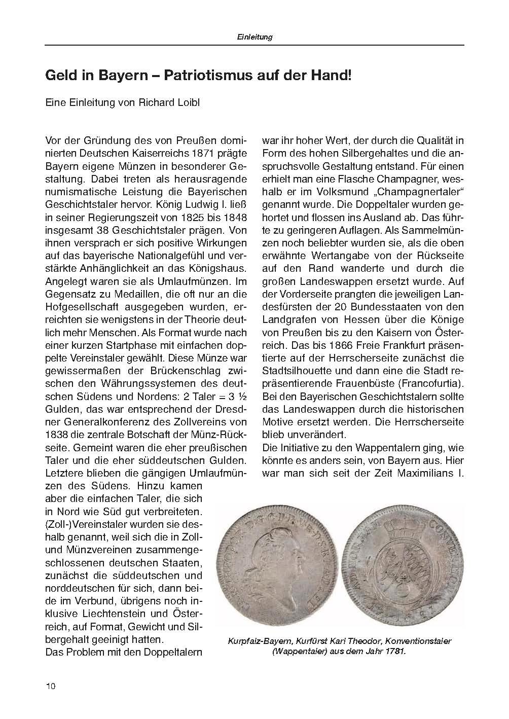 Beispielinhalt (Bild) Das Geld der Bayern