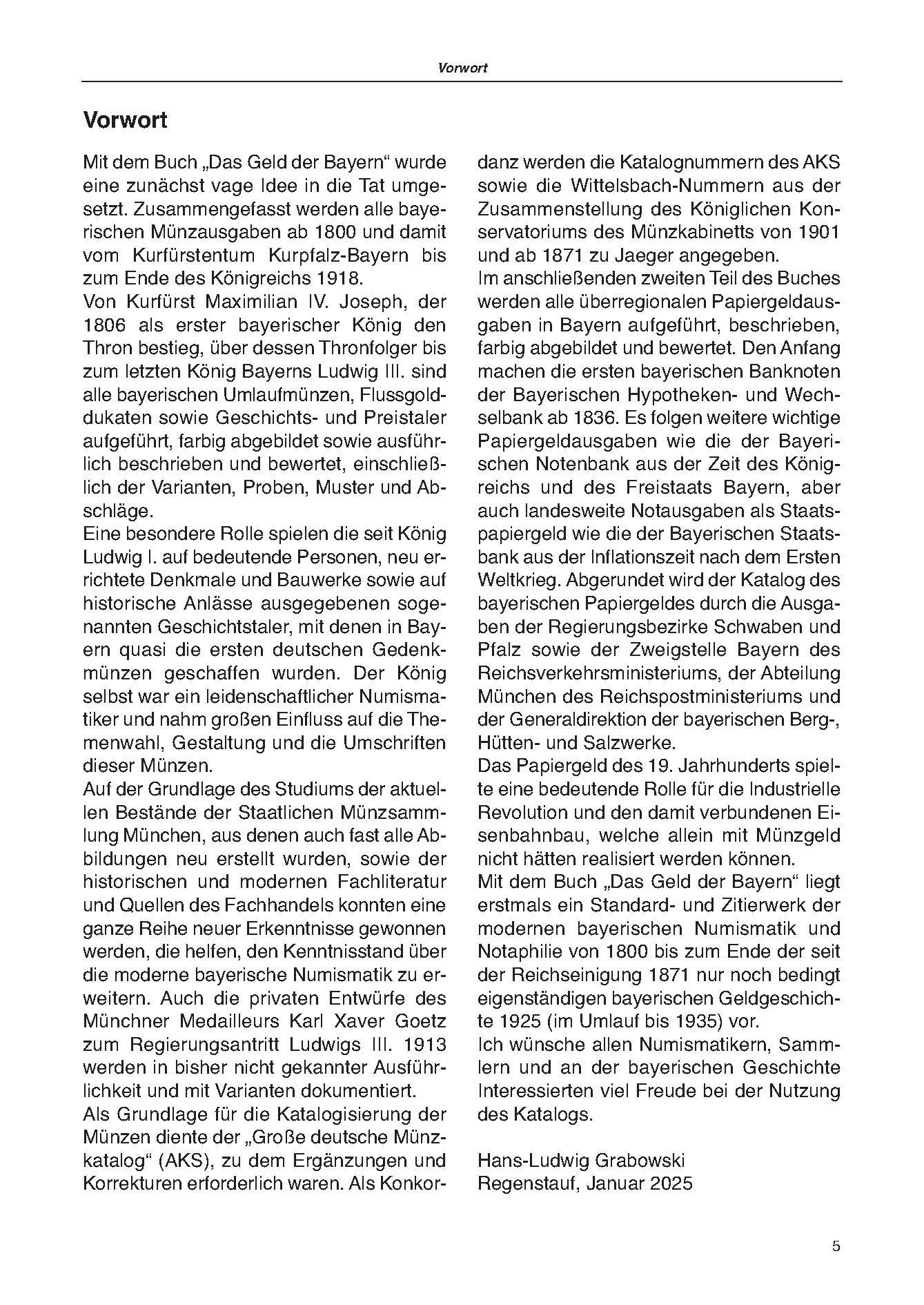 Beispielinhalt (Bild) Das Geld der Bayern