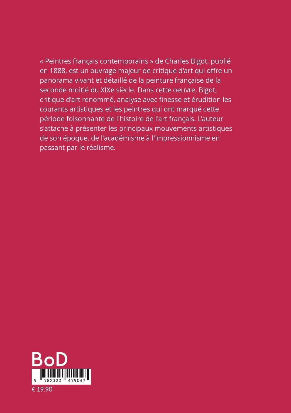 Rückseitencover Peintres français contemporains