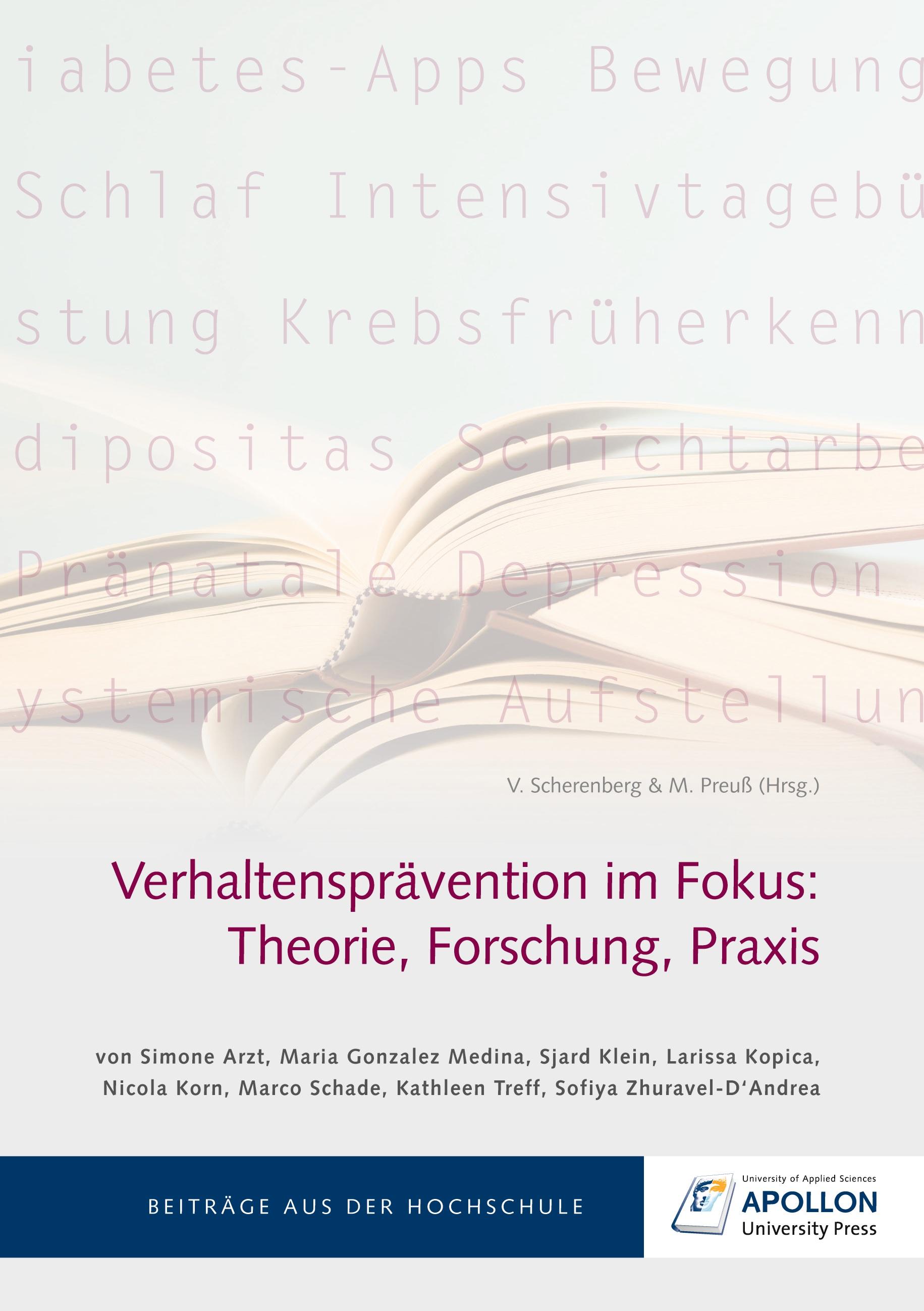 Vorderes Coverbild Verhaltensprävention im Fokus: Theorie, Forschung, Praxis