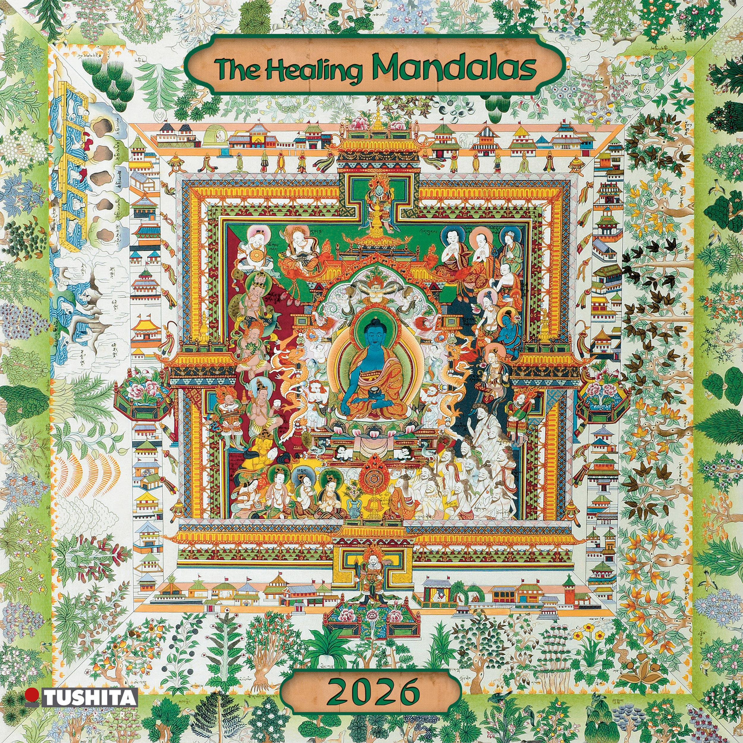 Vorderes Coverbild The Healing Mandalas 2026