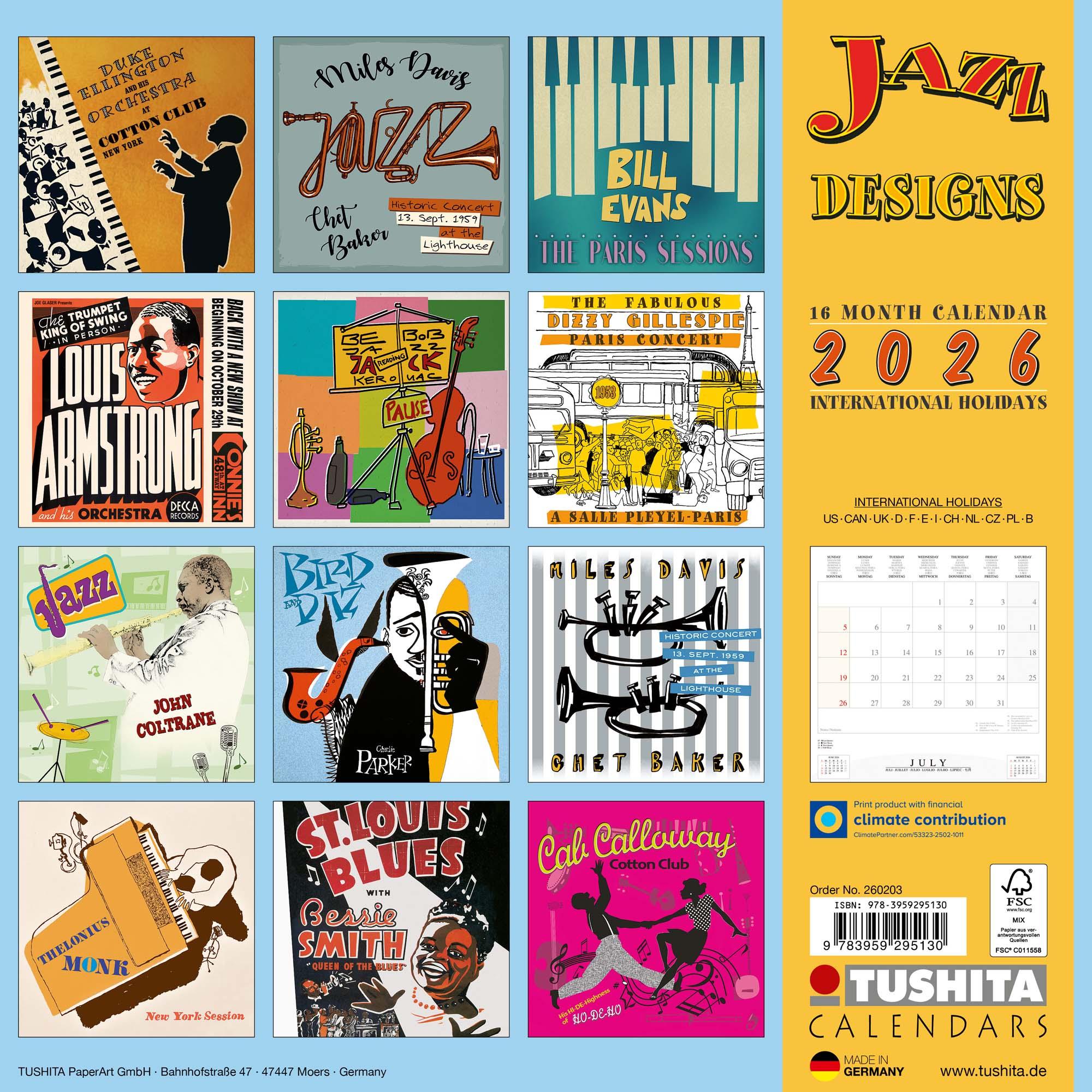 Rückseitencover Jazz Designs 2026