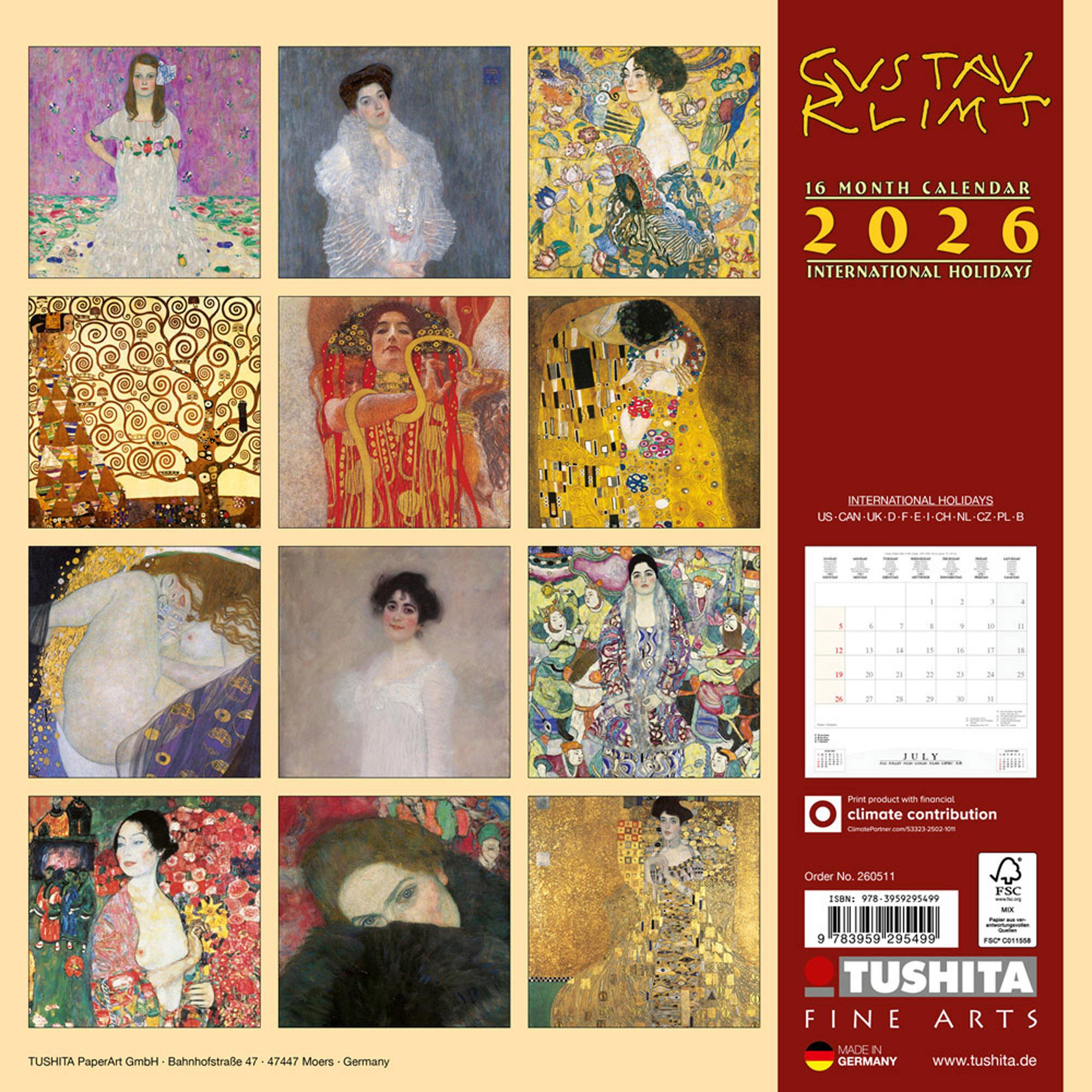 Rückseitencover Gustav Klimt -Women 2026