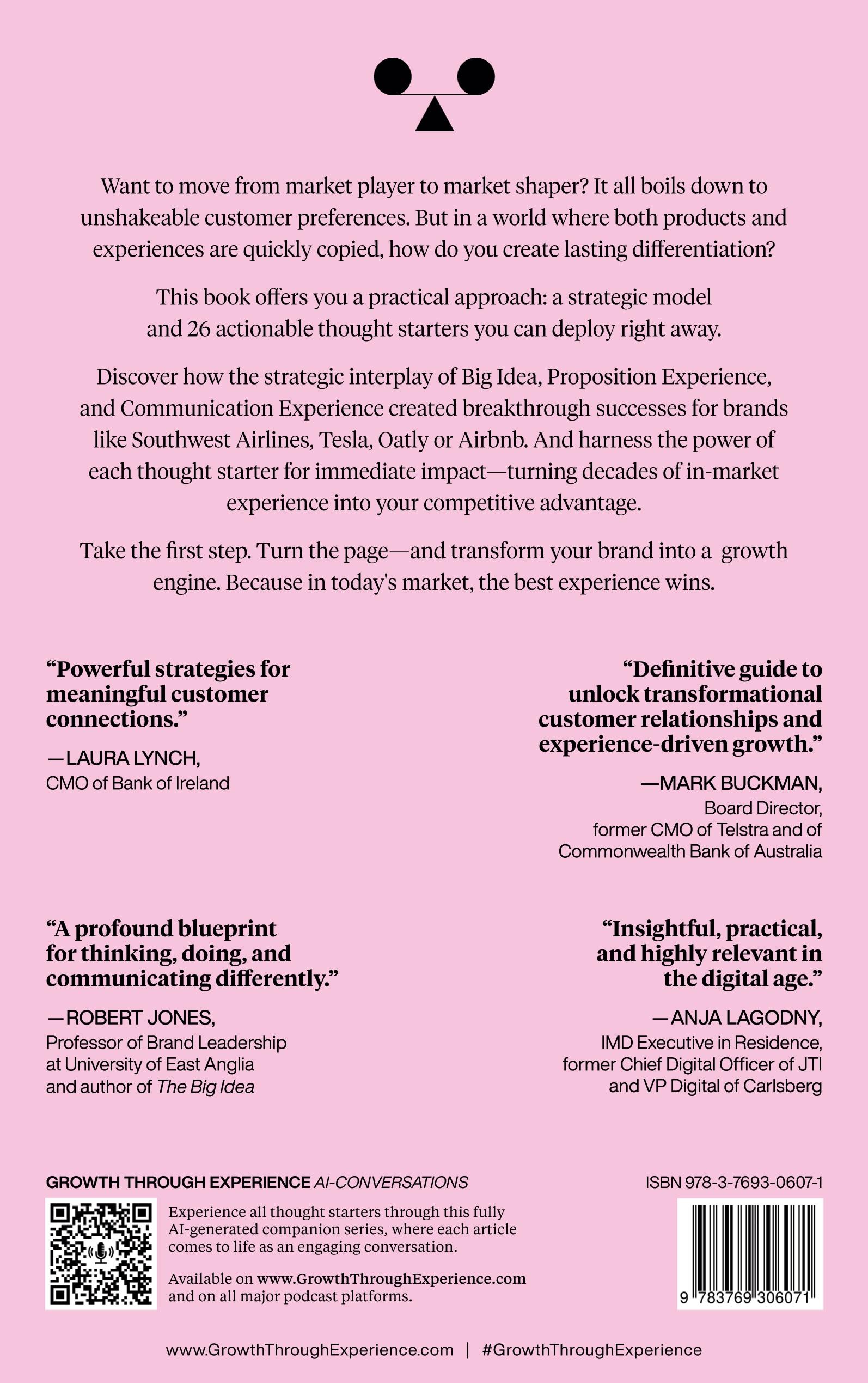 Rückseitencover Growth Through Experience