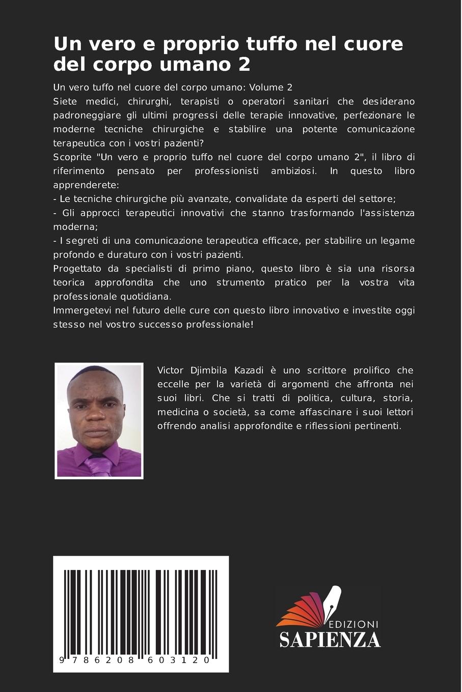 Rückseitencover Un vero e proprio tuffo nel cuore del corpo umano 2