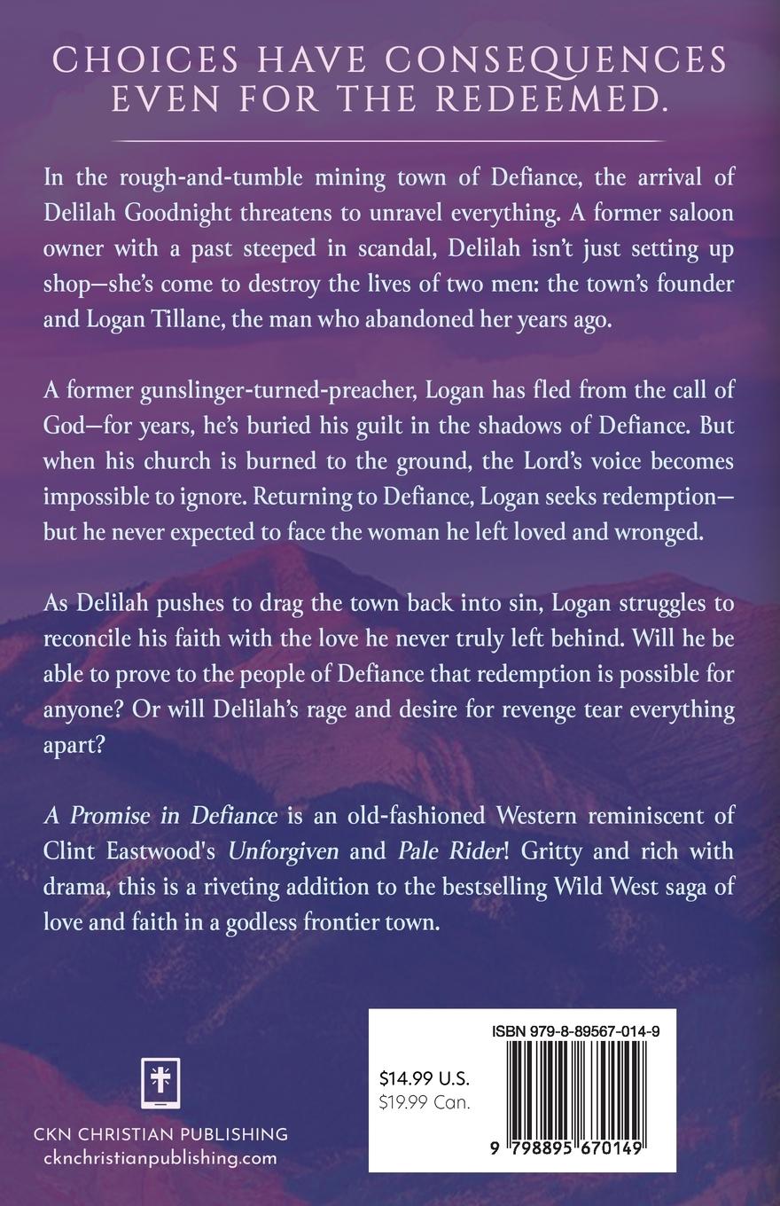 Rückseitencover A Promise in Defiance