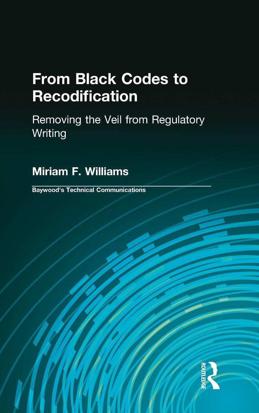 Vorderes Coverbild From Black Codes to Recodification