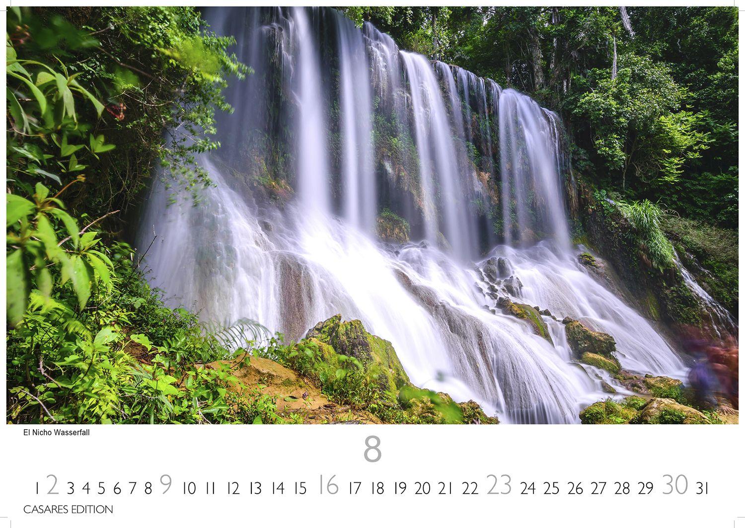 Beispielinhalt (Bild) Cuba Kalender 2026 - Wandkalender | Fotokalender Karibik 24x35cm - Karibische Bilder voller Lebensfreude, stilvolle Fotokunst für Küche, Büro oder Wohnzimmer