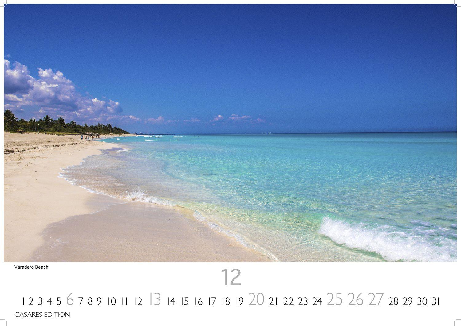 Beispielinhalt (Bild) Cuba Kalender 2026 - Wandkalender | Fotokalender Karibik 24x35cm - Karibische Bilder voller Lebensfreude, stilvolle Fotokunst für Küche, Büro oder Wohnzimmer