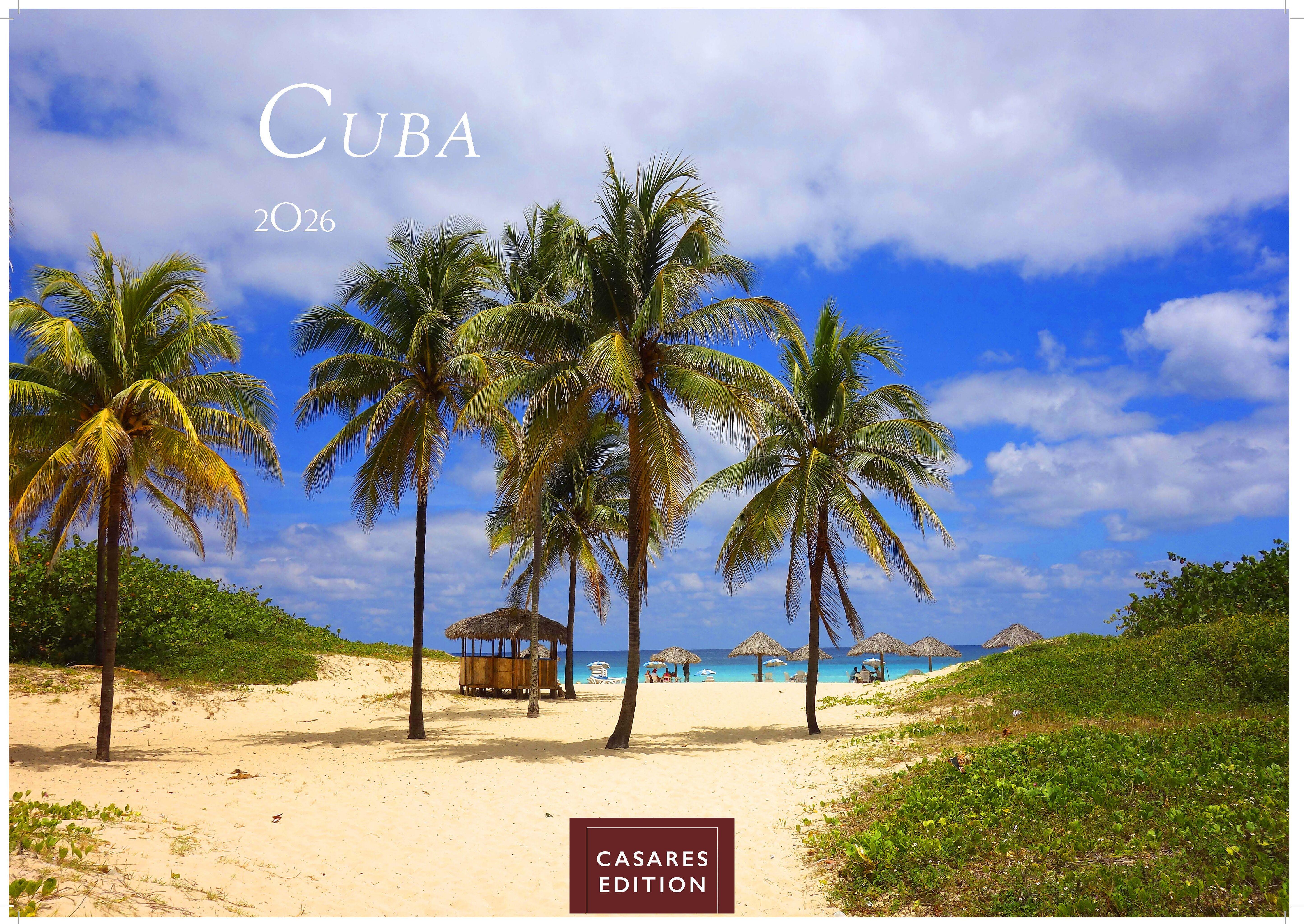 Vorderes Coverbild Cuba Kalender 2026 - Wandkalender | Fotokalender Karibik 24x35cm - Karibische Bilder voller Lebensfreude, stilvolle Fotokunst für Küche, Büro oder Wohnzimmer
