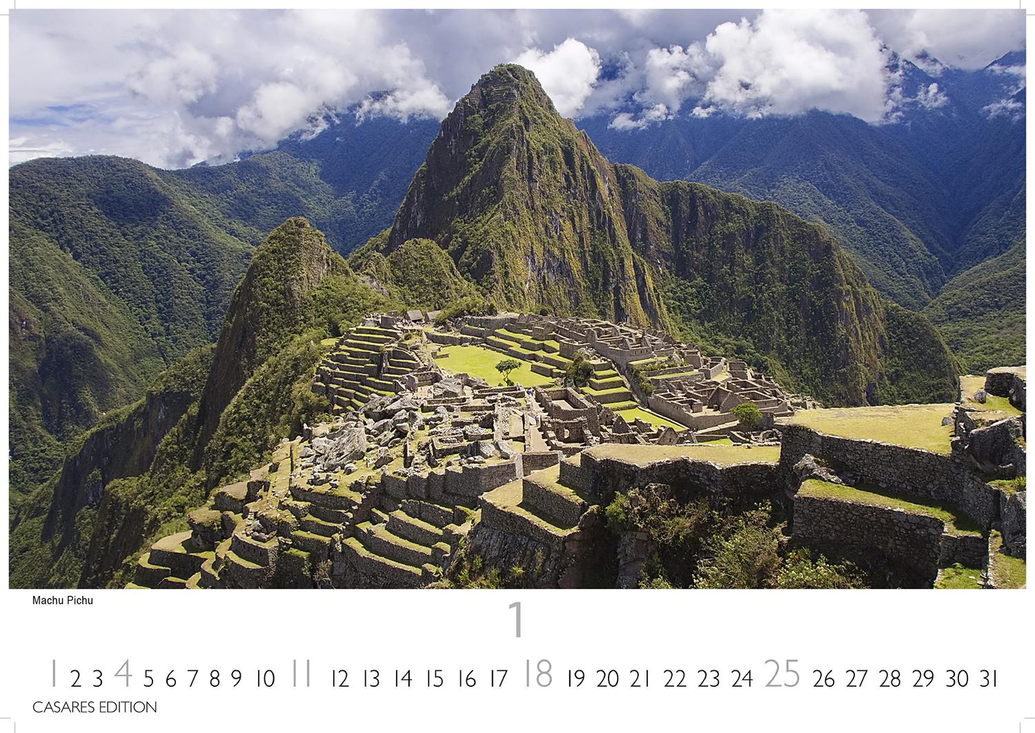 Beispielinhalt (Bild) Peru Kalender 2026 - Wandkalender | Fotokalender Südamerika 35x50cm - Atemberaubende Landschaften und Kultur von Machu Picchu bis Anden, ideal als Geschenk & Deko