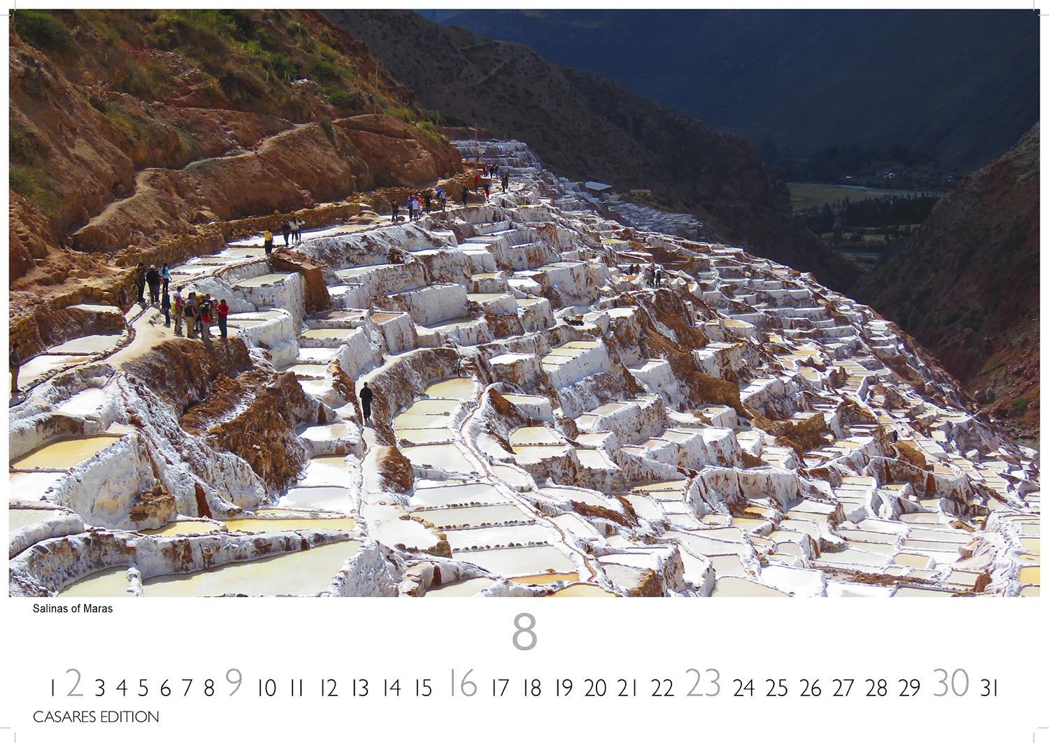 Beispielinhalt (Bild) Peru Kalender 2026 - Wandkalender | Fotokalender Südamerika 35x50cm - Atemberaubende Landschaften und Kultur von Machu Picchu bis Anden, ideal als Geschenk & Deko
