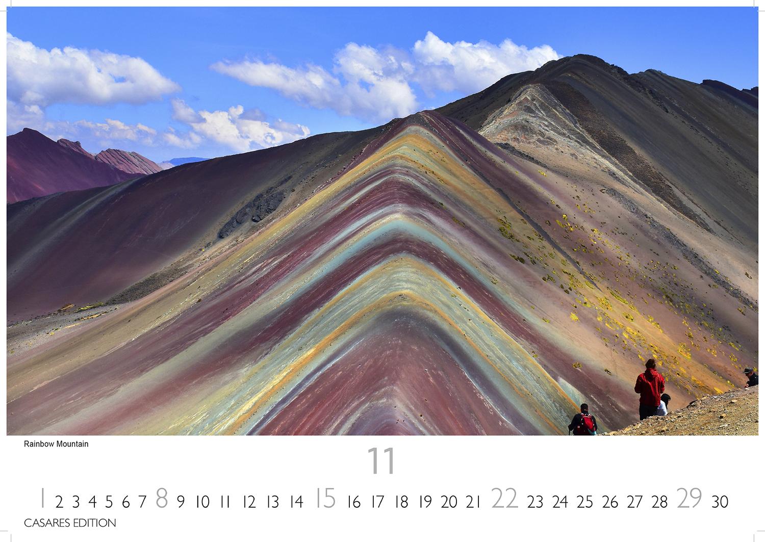 Beispielinhalt (Bild) Peru Kalender 2026 - Wandkalender | Fotokalender Südamerika 35x50cm - Atemberaubende Landschaften und Kultur von Machu Picchu bis Anden, ideal als Geschenk & Deko
