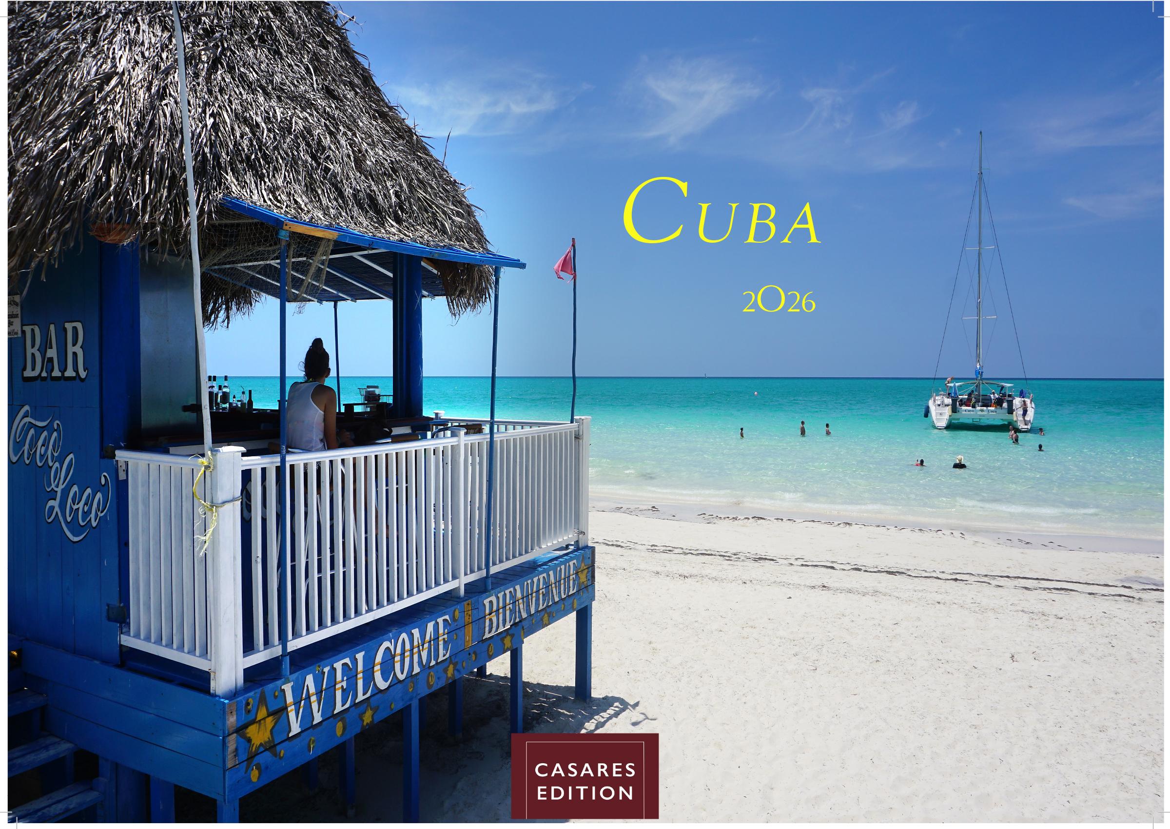 Vorderes Coverbild Cuba Kalender 2026 - Wandkalender | Fotokalender Karibik 35x50cm - Farbenfroher mit beeindruckenden Kuba-Motiven, perfekte Deko & Geschenkidee