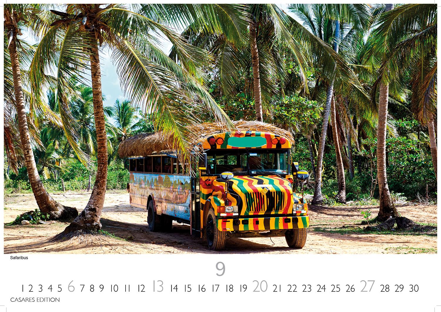 Beispielinhalt (Bild) Dominikanische Republik Kalender 2026 - Wandkalender | Fotokalender Südamerika 24x35cm - Bildkalender mit exotischen Motiven, ideal für Strandfans, Weltenbummler & Karibikträumer