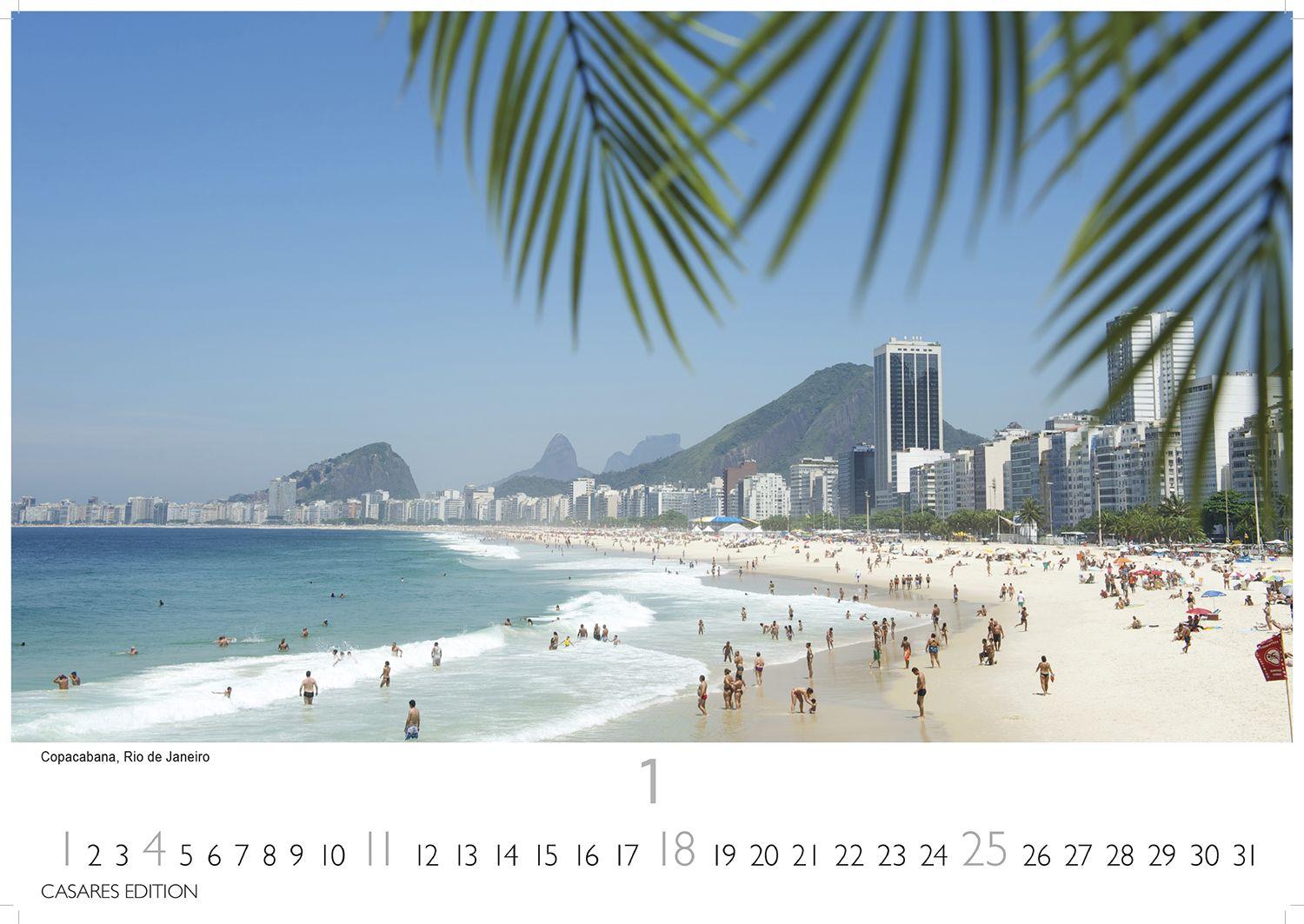 Beispielinhalt (Bild) Brasilien Kalender 2026 - Wandkalender | Fotokalender Südamerika 24x35cm - Bildkalender mit beeindruckenden Fotos von Regenwald, Küste & Metropolen für Fernweh & Fans