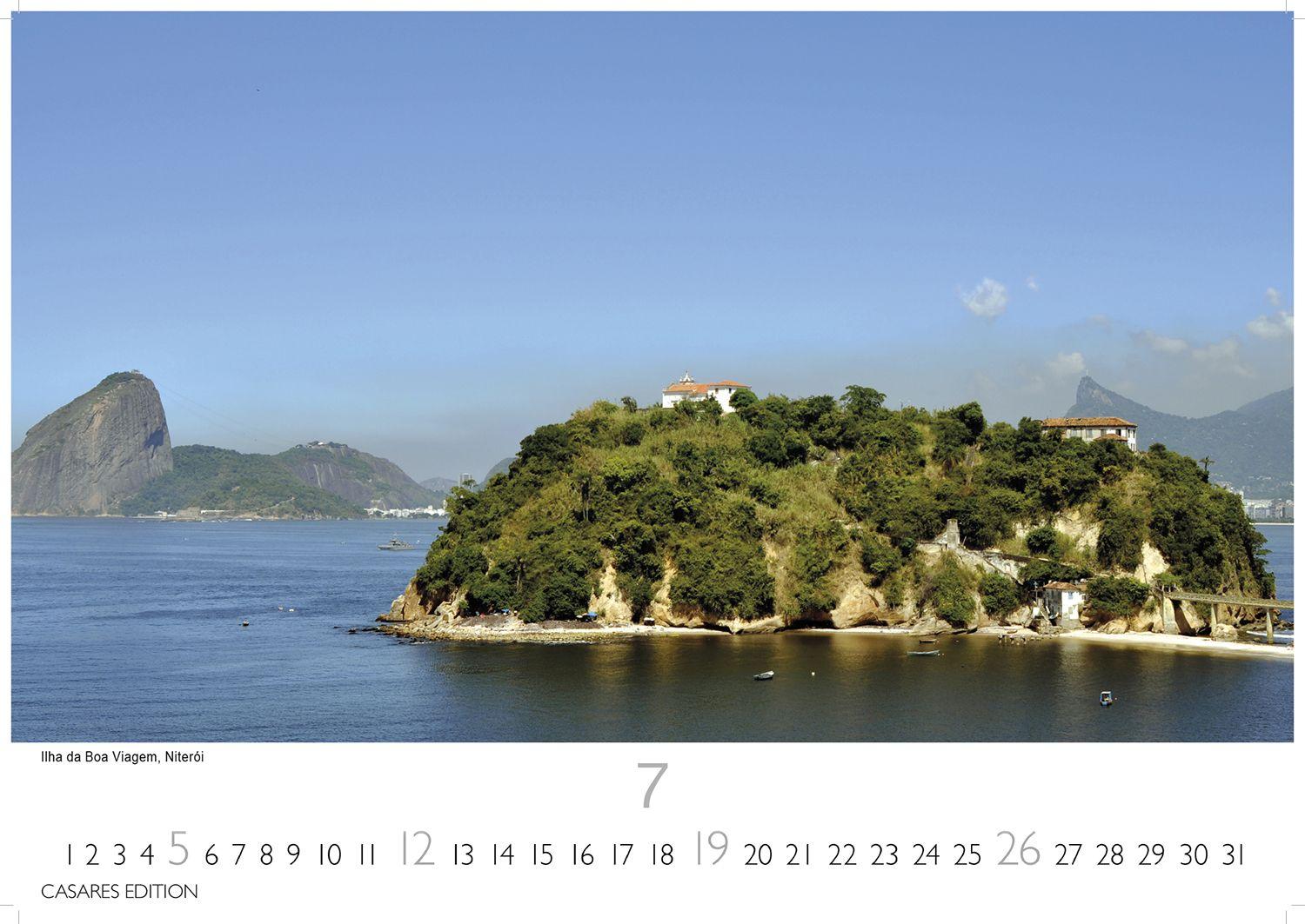 Beispielinhalt (Bild) Brasilien Kalender 2026 - Wandkalender | Fotokalender Südamerika 24x35cm - Bildkalender mit beeindruckenden Fotos von Regenwald, Küste & Metropolen für Fernweh & Fans