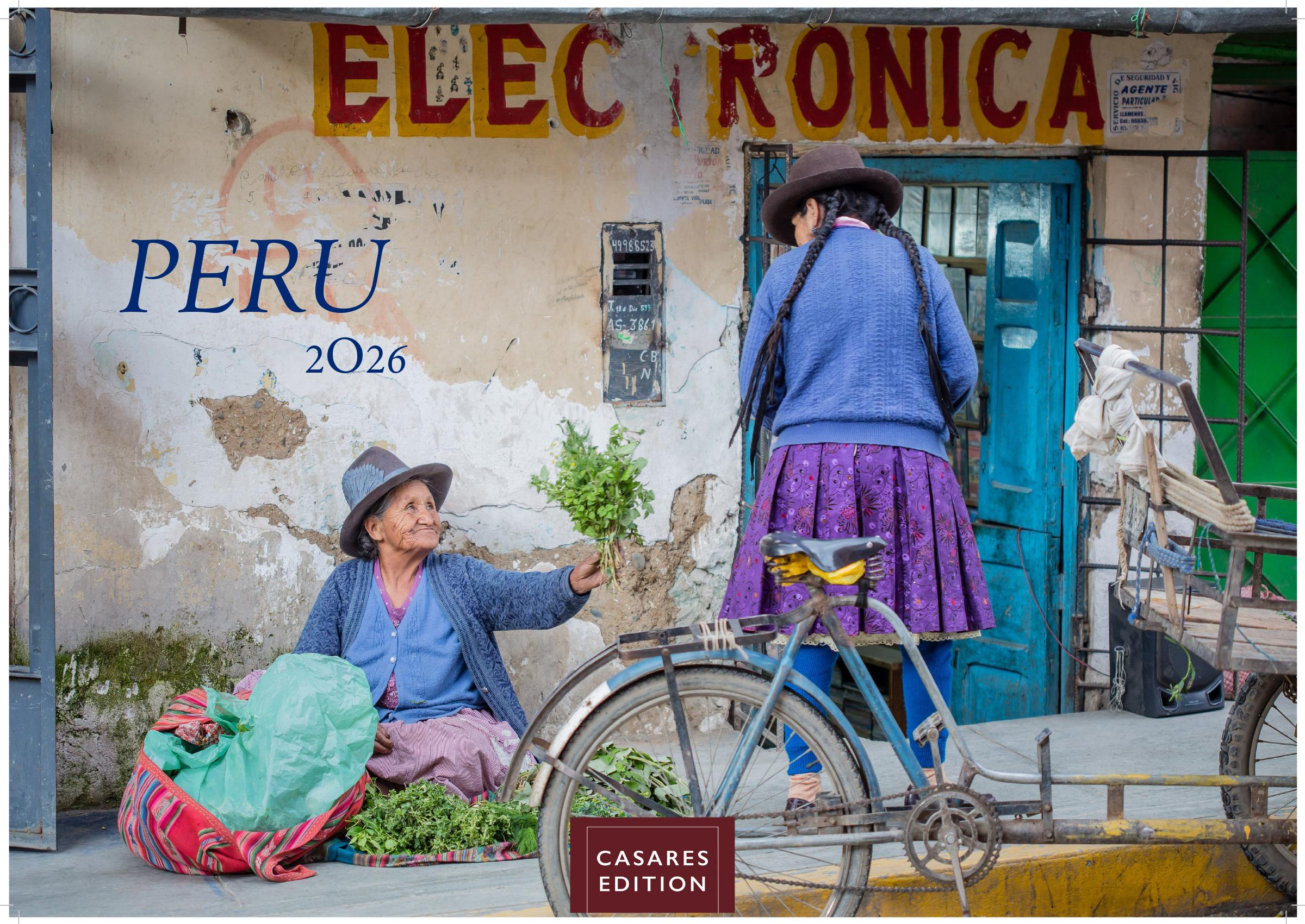 Vorderes Coverbild Peru Kalender 2026 - Wandkalender | Fotokalender Südamerika 24x35cm - Bildkalender mit faszinierenden Natur- und Kulturszenen für Reisefans, Südamerika-Liebhaber & Träumer