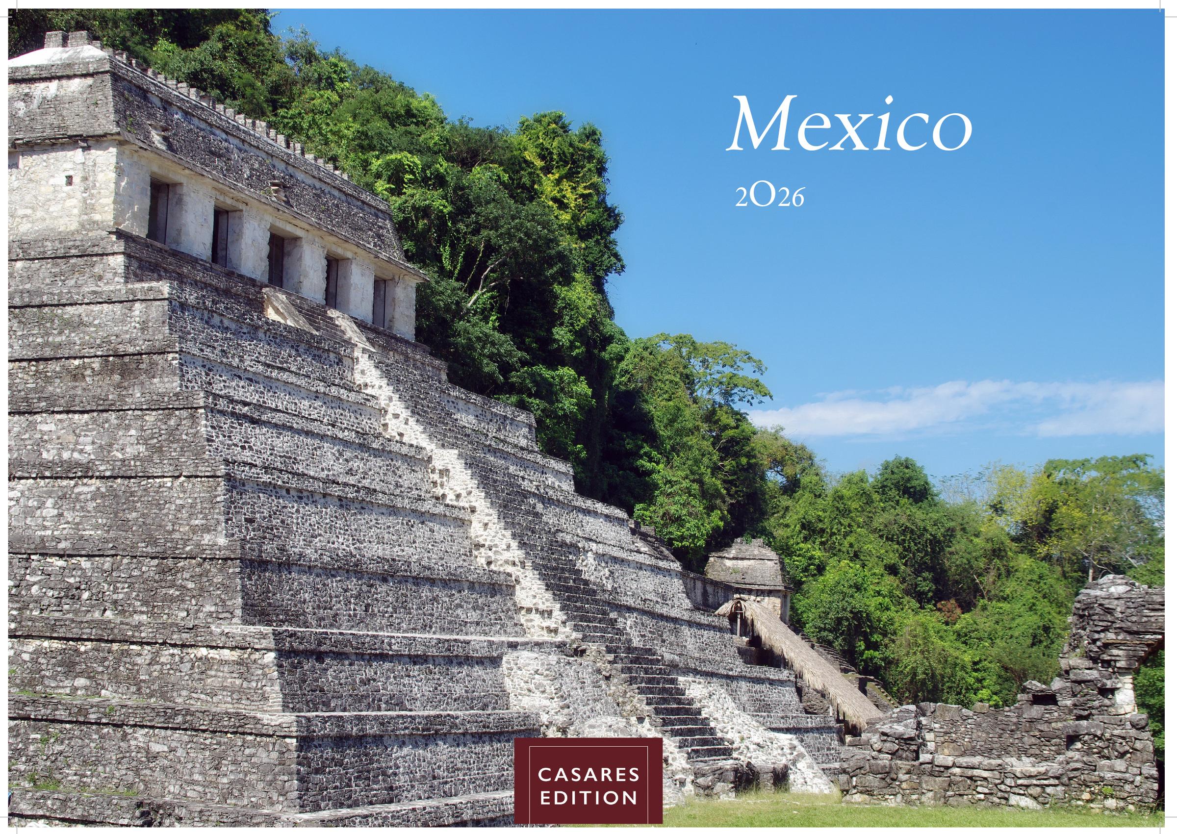 Vorderes Coverbild Mexico Kalender 2026 - Wandkalender | Fotokalender Nordamerika 24x35cm - Faszinierende Bilder voller Lebensfreude, ideal als Geschenk oder Deko mit Fernweh-Faktor